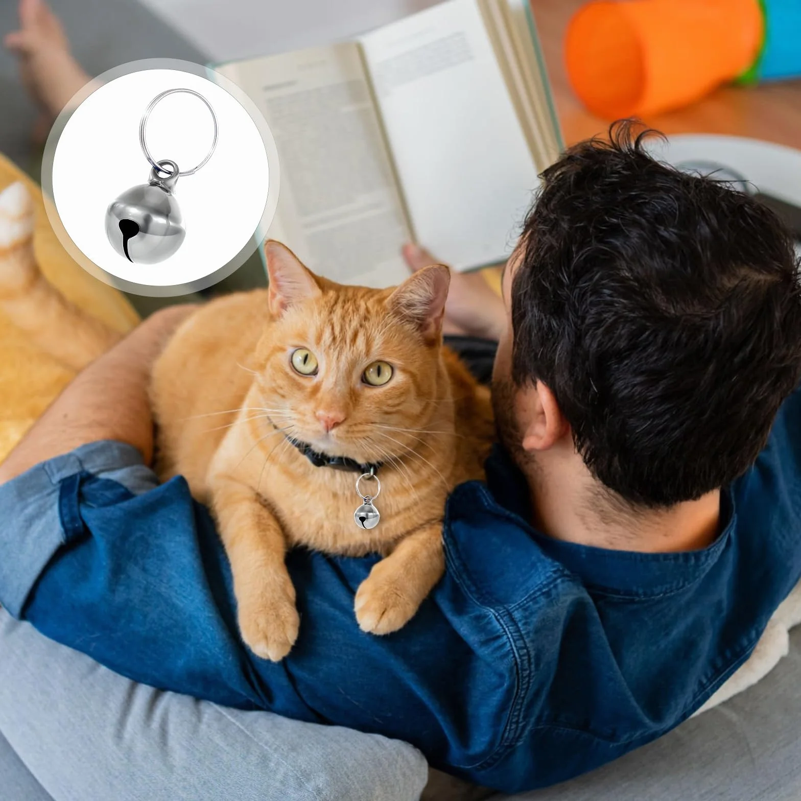 Clochettes colorées pour animaux de compagnie, son net, pour chat et collier chien, anti-perte, pendentif dressage