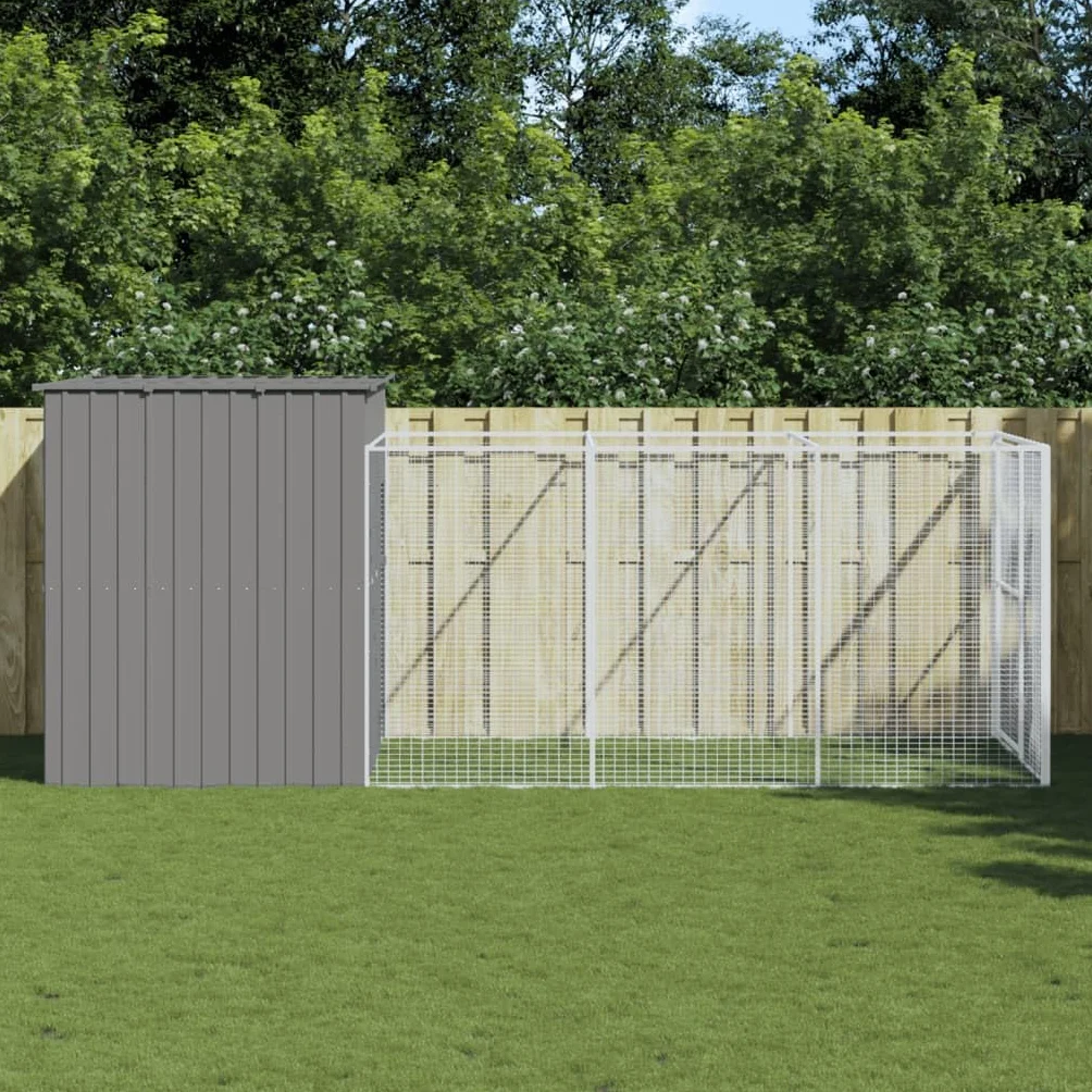 Niche pour chien gris clair 214x457x181 cm