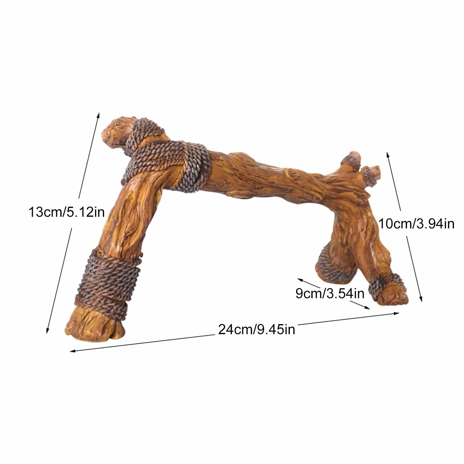 Branches en bois pour reptile, décoration terrarium tronc d'arbre lézard serpent