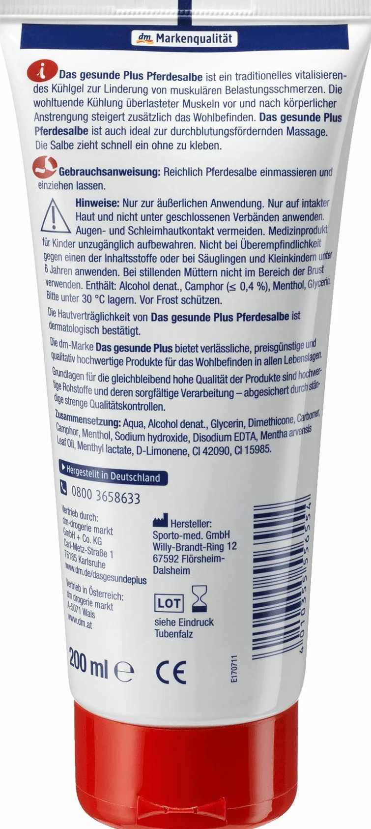 Pferdesalbe, 200 ml