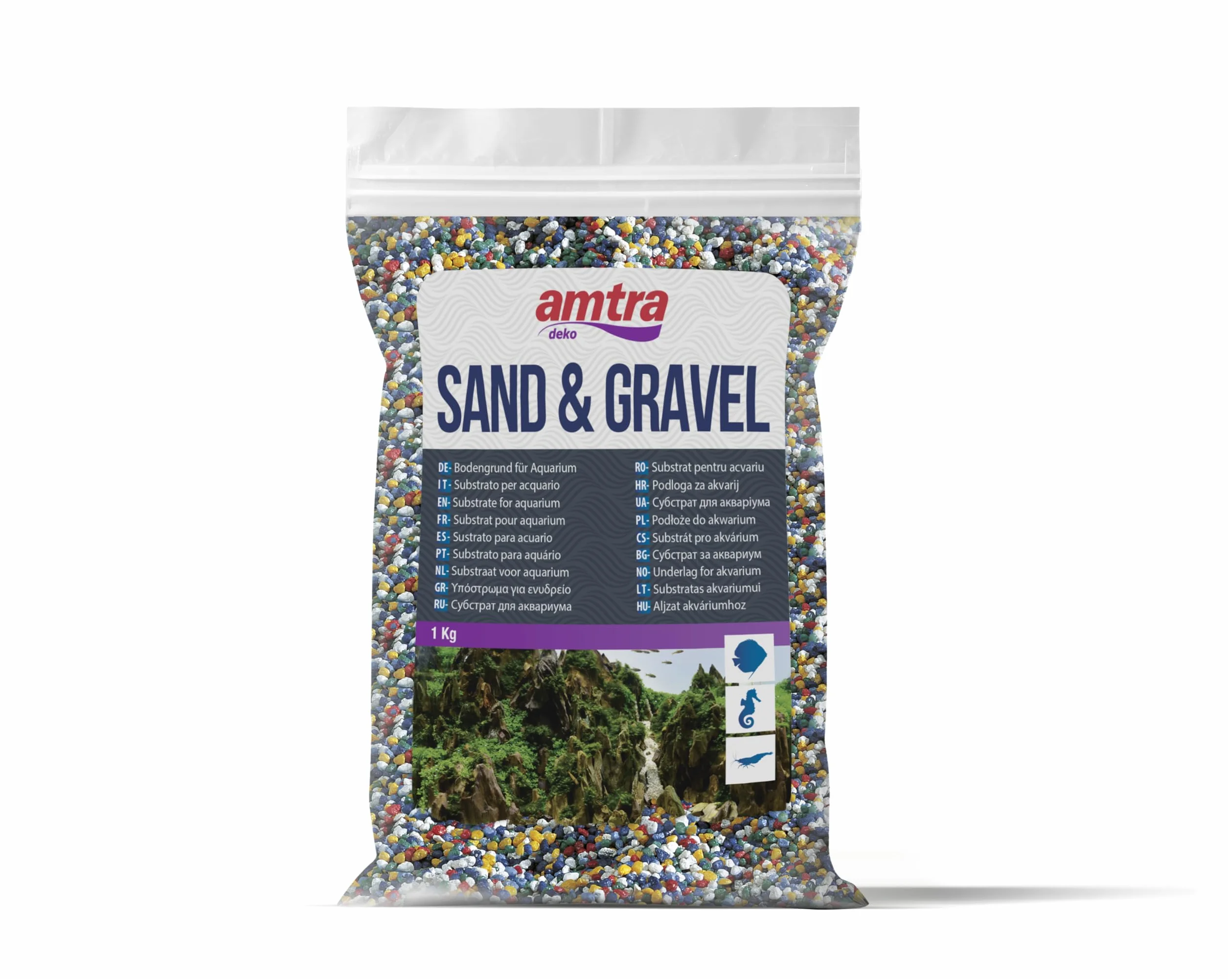 GRAVIER MULTI COULEURS 1kg----
