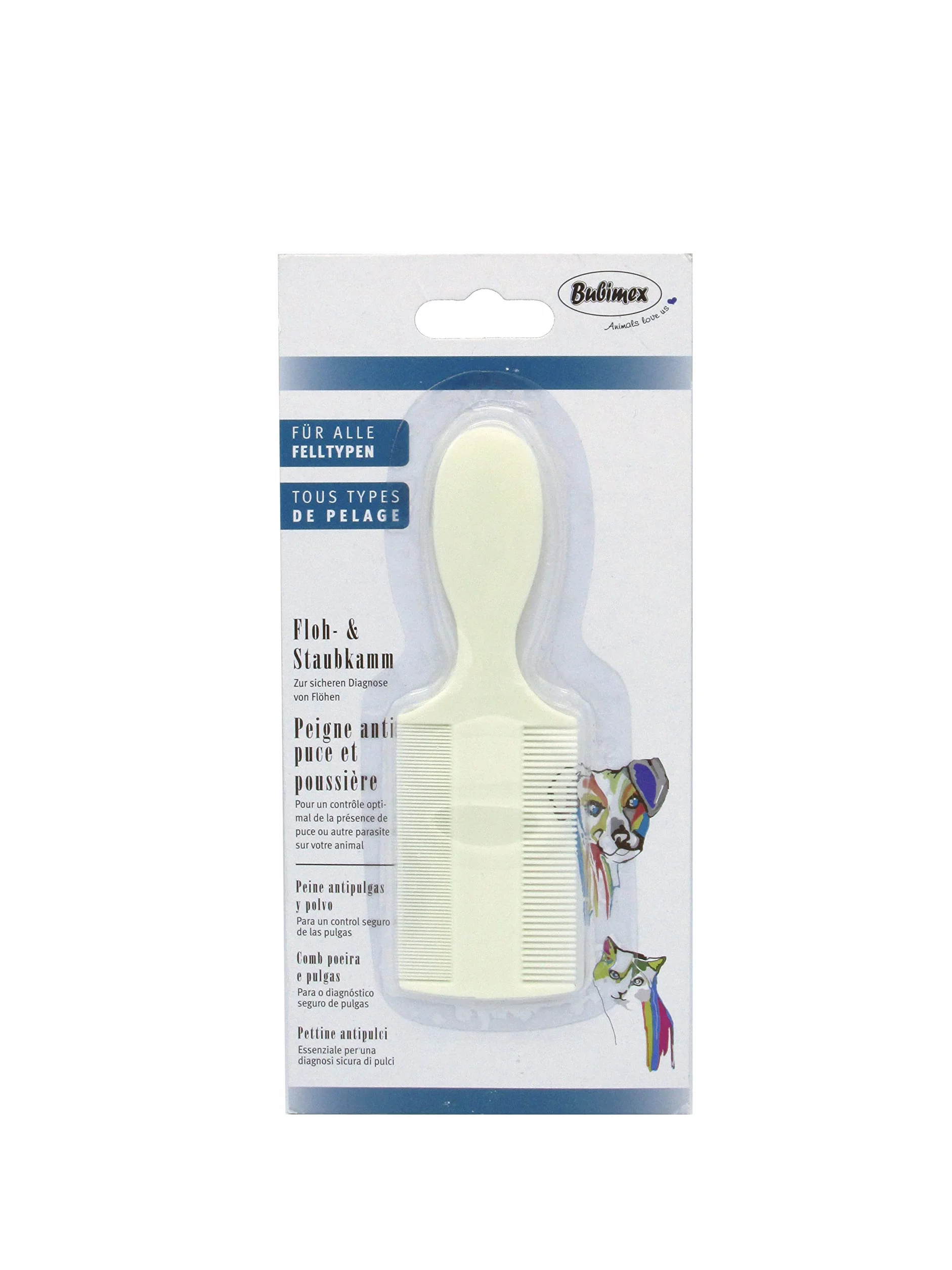 Peigne Anti Puce pour Chien Chat bubimex