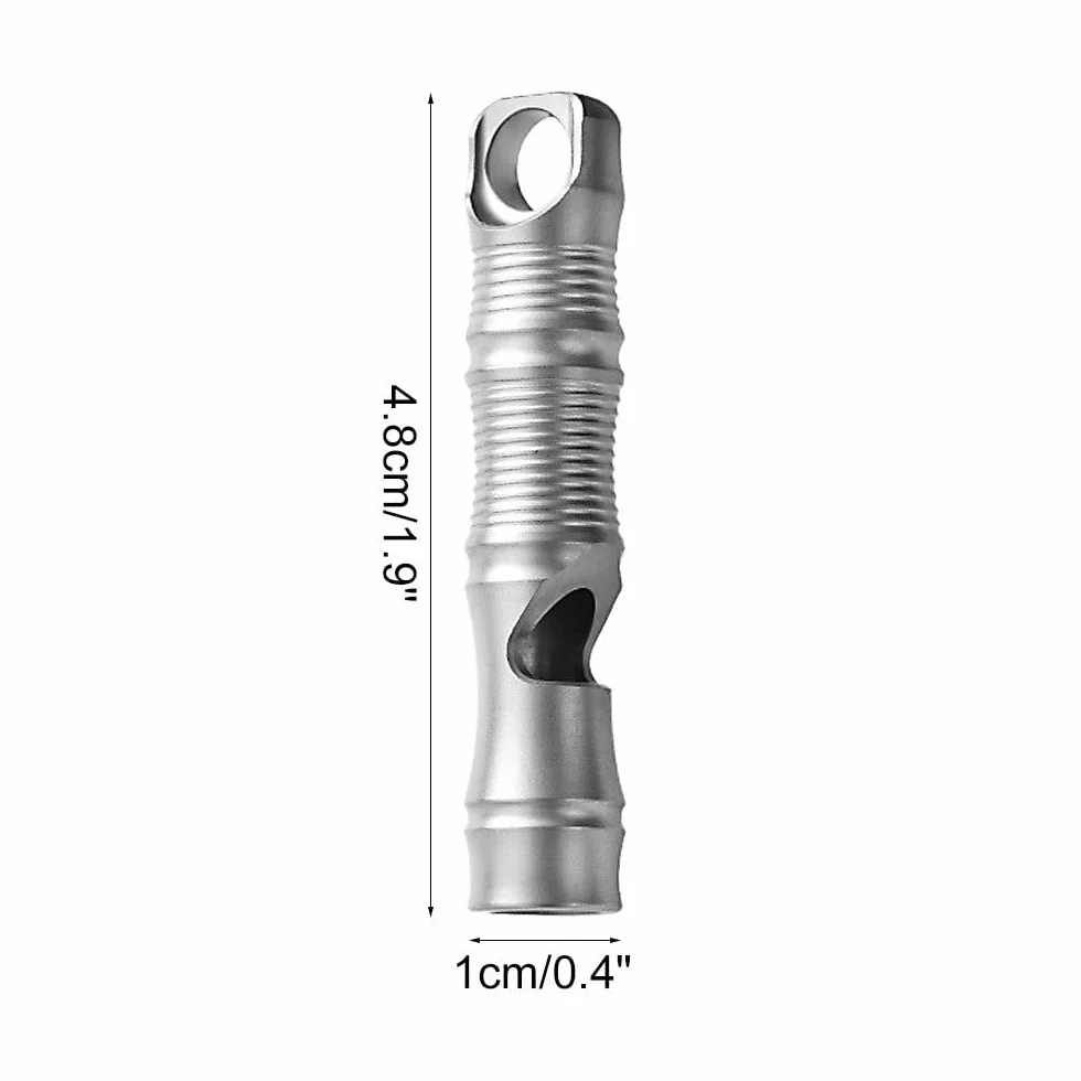 Sifflet pour Chien DONGKER en Titane 120 DB avec Fermoir de Suspension