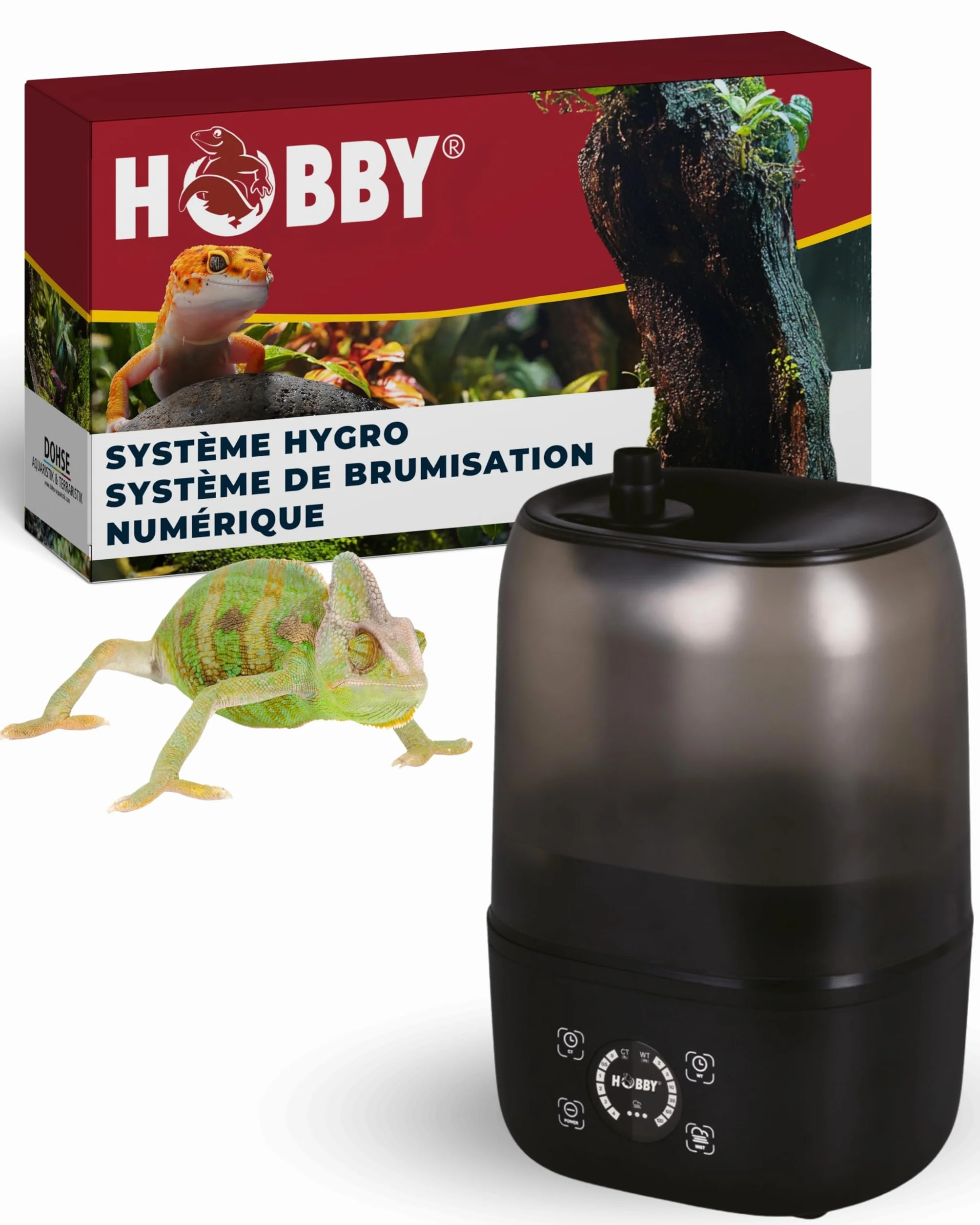 HOBBY Terraristik Système de brumisation numérique pour terrariums 4L