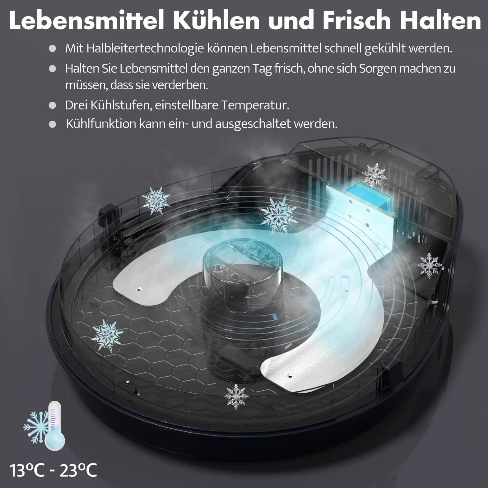 UBPET F10 Distributeur automatique de nourriture pour chat avec refroidissement à semi-conducteurs et minuterie