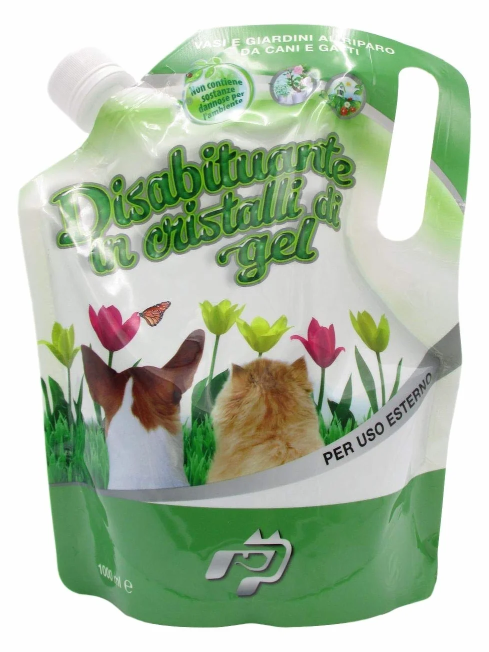 Répulsif en cristaux de gel pour extérieur, vases et jardins - Chiens et chats