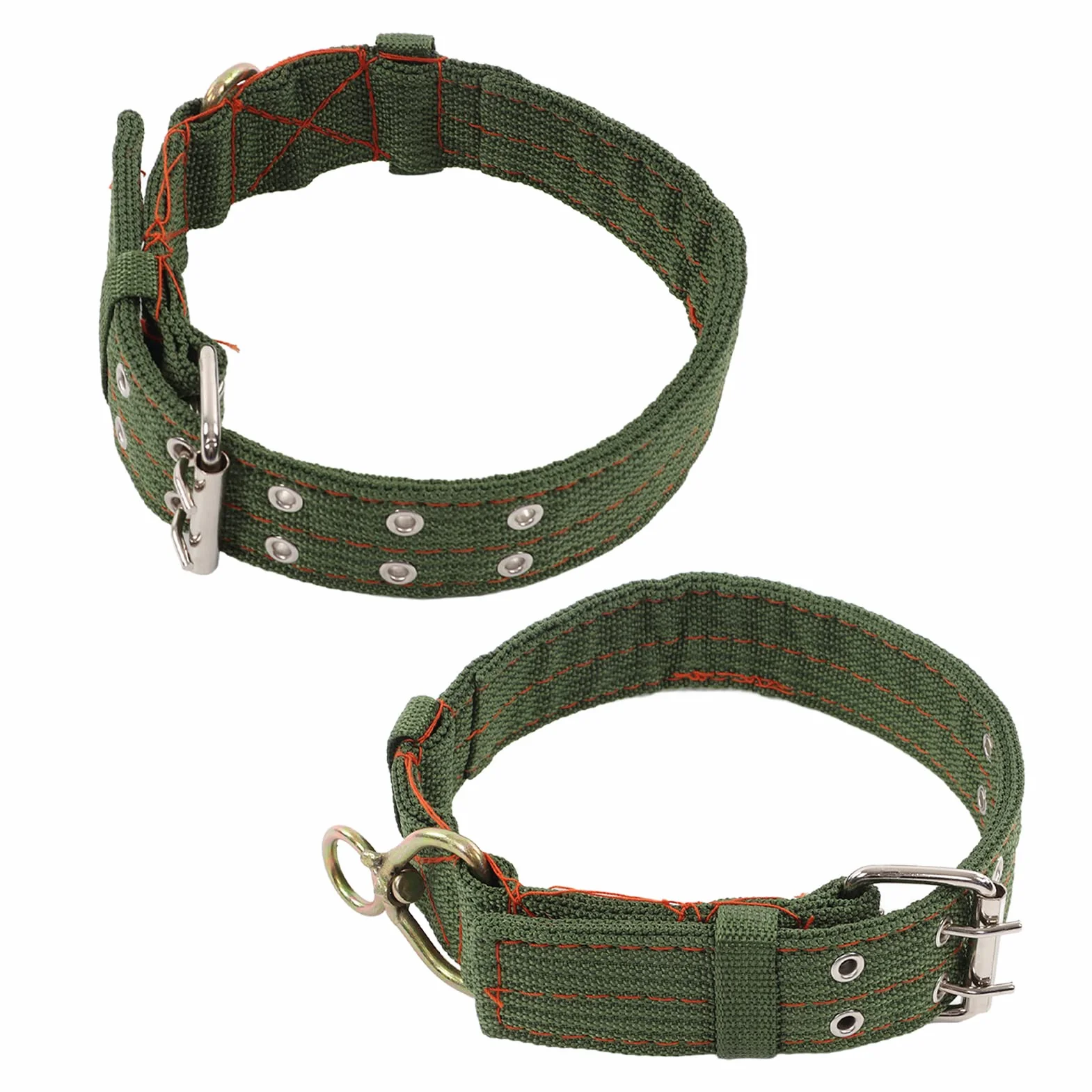 Zerodis Collier de Chèvre de Vache avec Boucle Tournante, Toile et Matériau Métallique, Doux et Confortable pour Les Moutons (S)