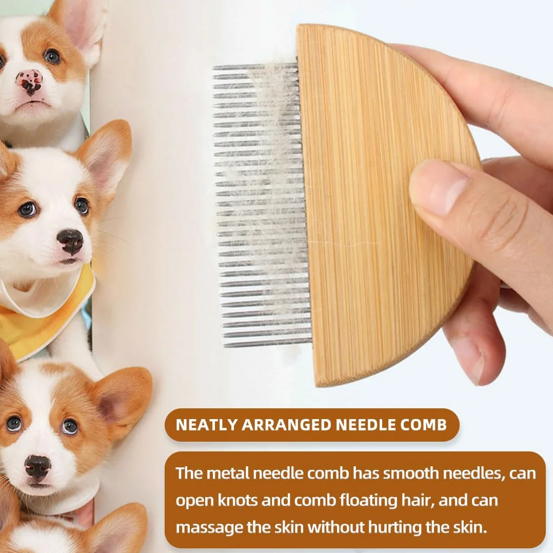 Peigne Anti Puces pour Chat Chien 2 pièces - Anti-puces Poux Tiques