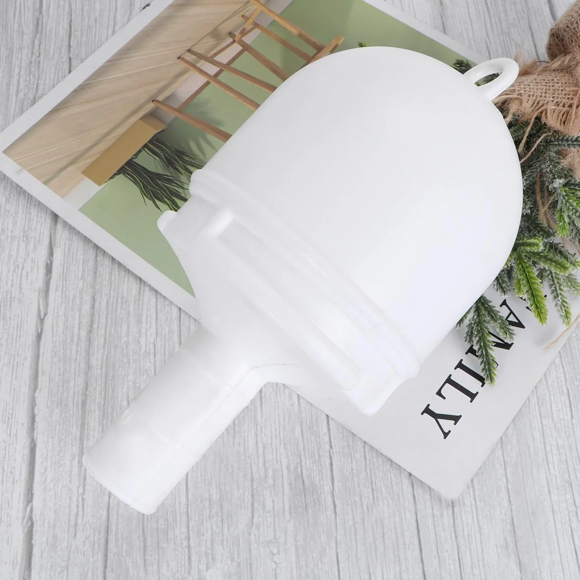 Abreuvoir pour Pigeons 1 L Plastique Blanc Mangeoire Oiseaux Faisans Distributeur d'Eau Intérieur Extérieur