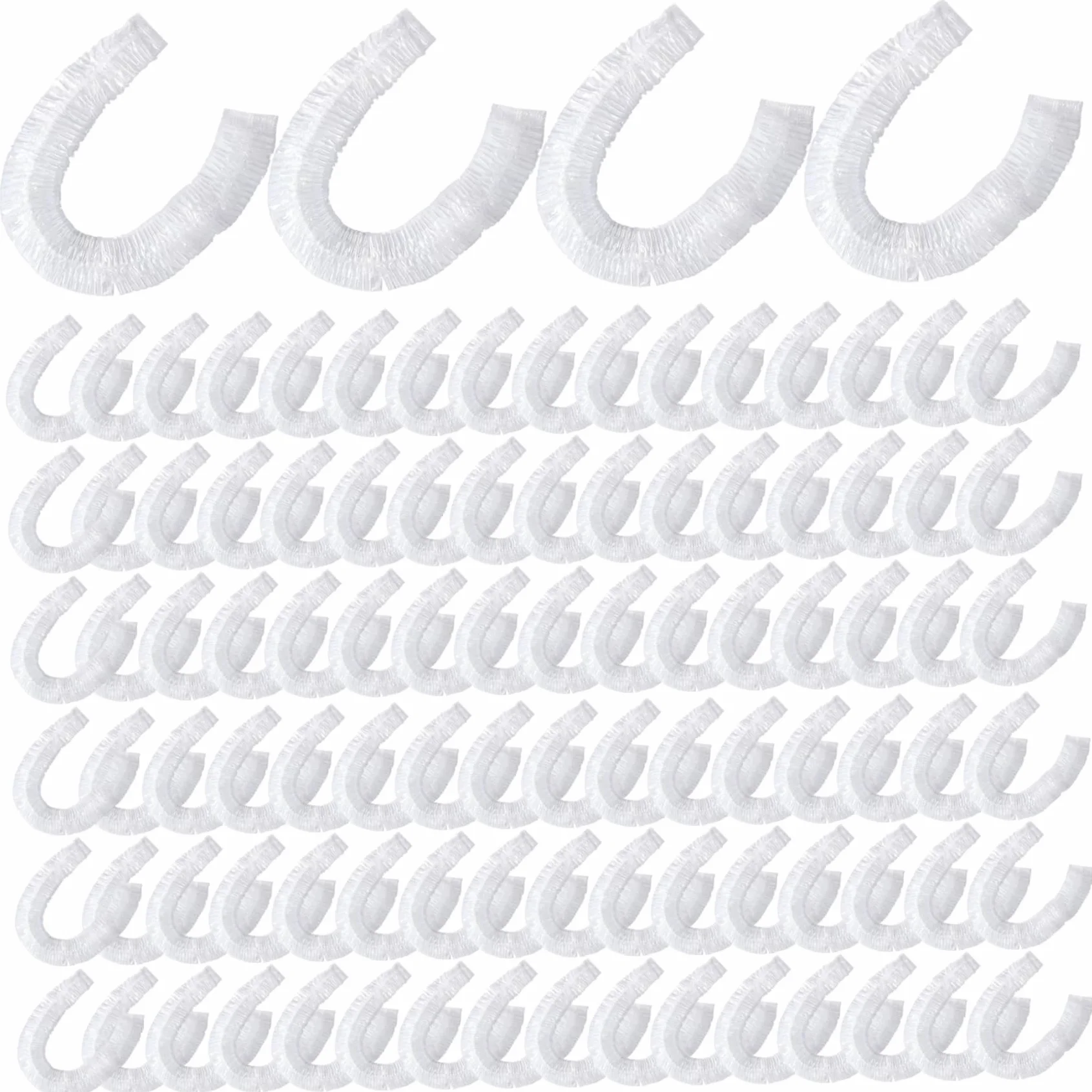 Doublures de Cage Lapin Jetable en Plastique Transparent Anti-Fuite 100 pièces