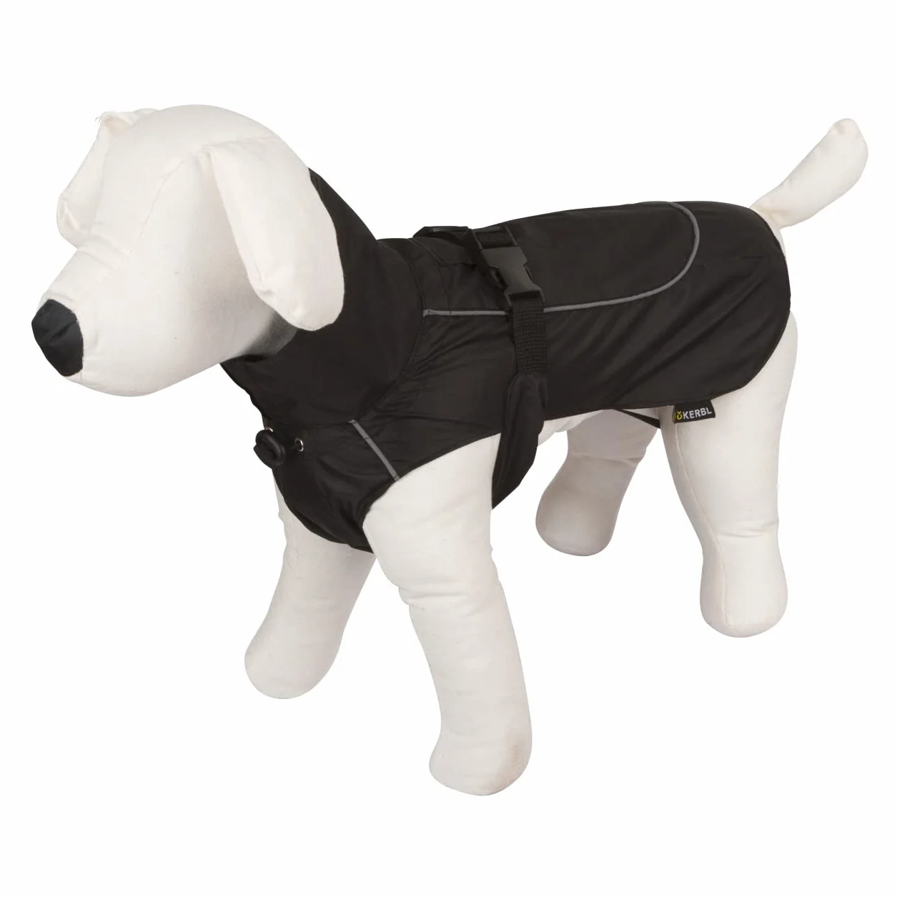 Kerbl Manteau de Pluie pour Chien Noir Taille S