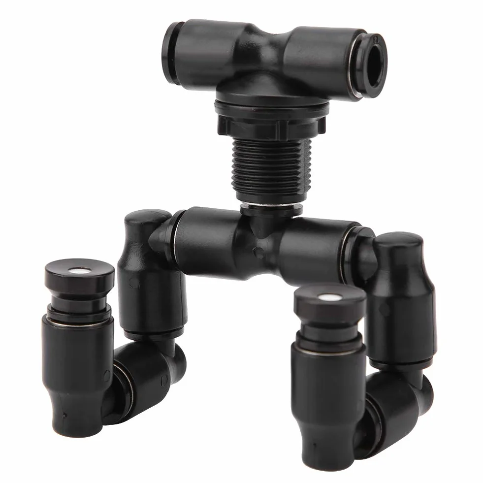 Système de Brumisation pour Reptiles Double Tête Arroseur de Brouillard 360° Réglable Terrarium