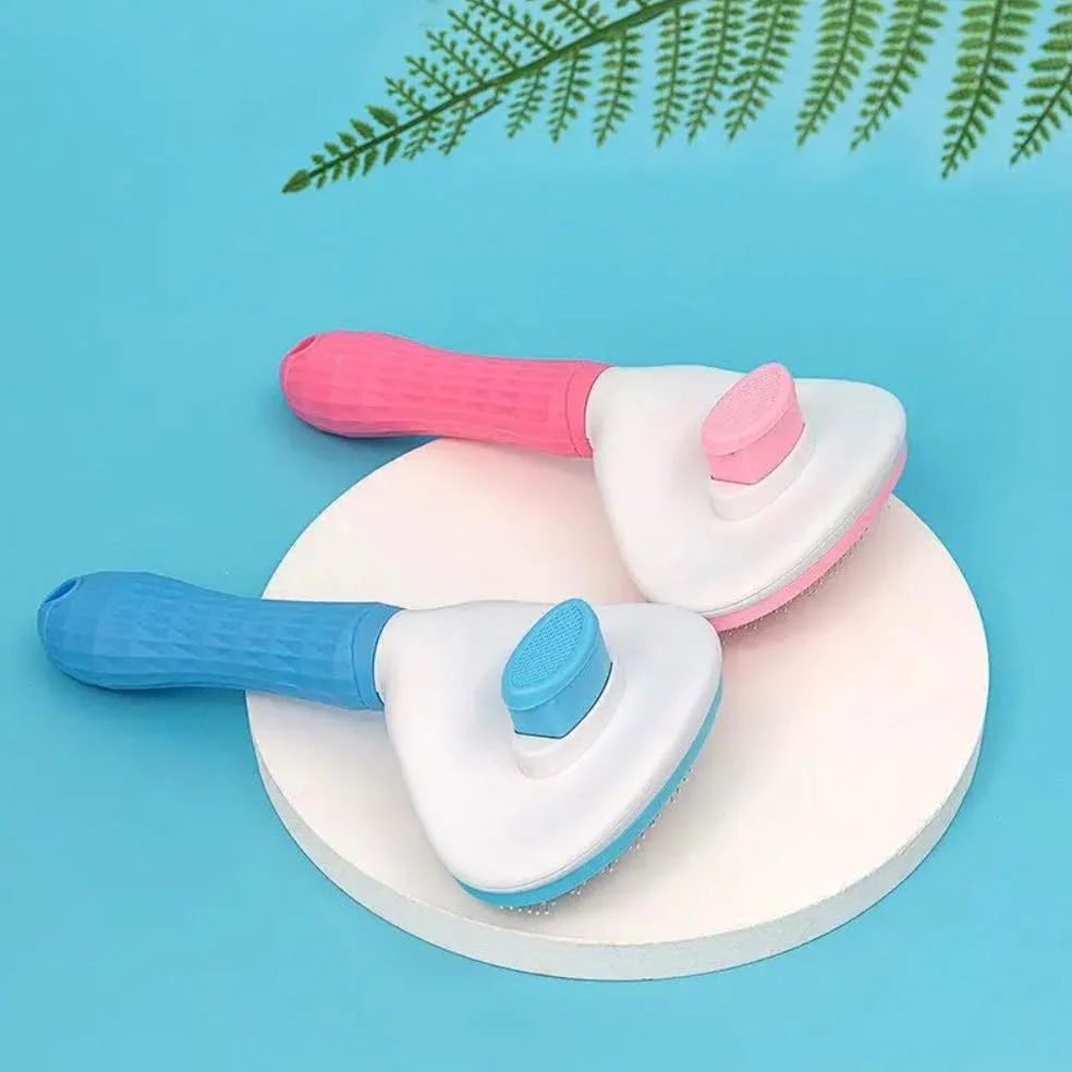 Brosse De Toilettage pour Animaux | Peignage Doux Des Poils Emêlés Et Morts, Outil De Toilettage Pour Animaux À Poils Longs(Pink)