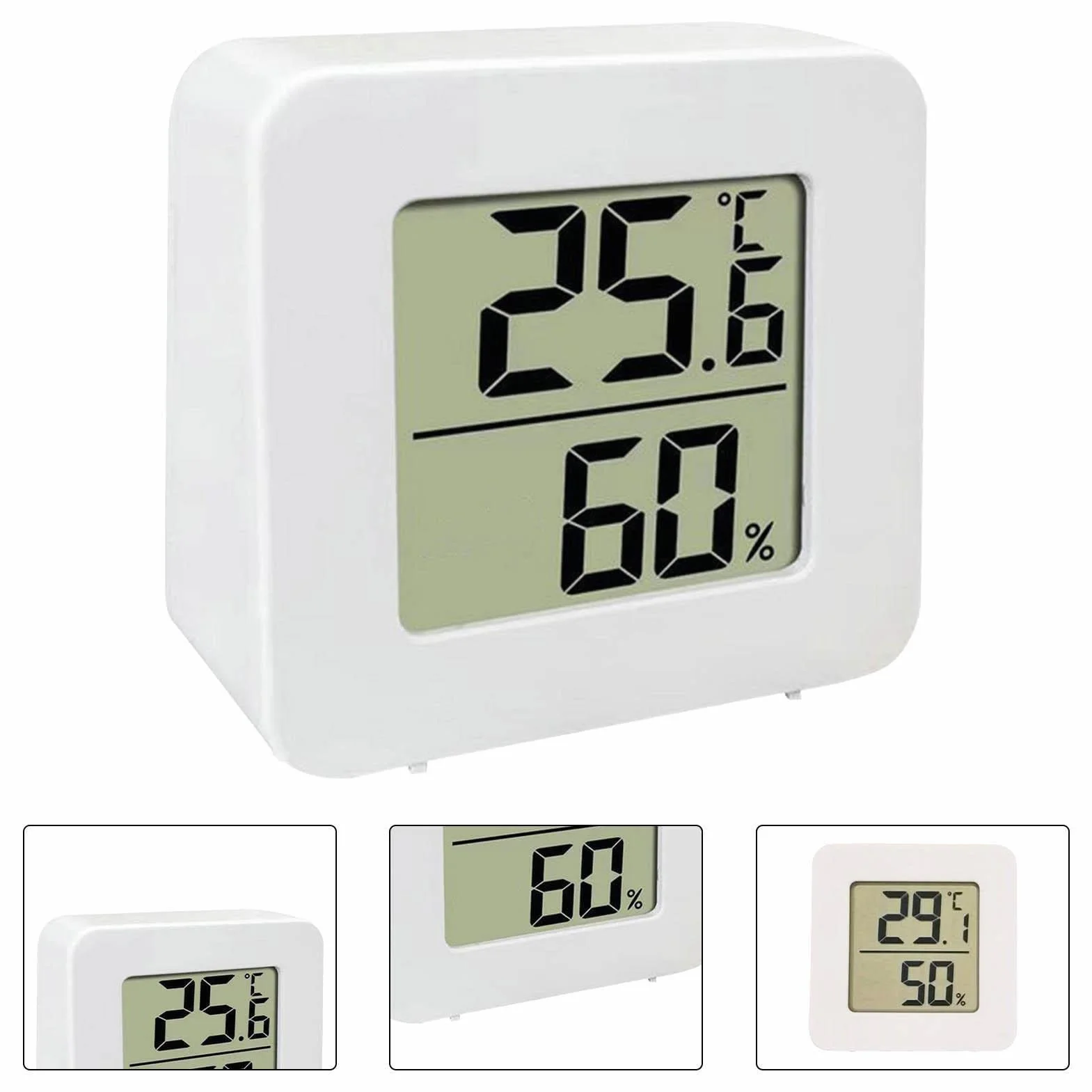 Thermomètre thermique hygromètre numérique 1/3/5/8/10 pièces pour intérieur chambre numérique Intérieur Température et humidité pour maison, bureau, chambre à coucher, serre, entrepôt, cave