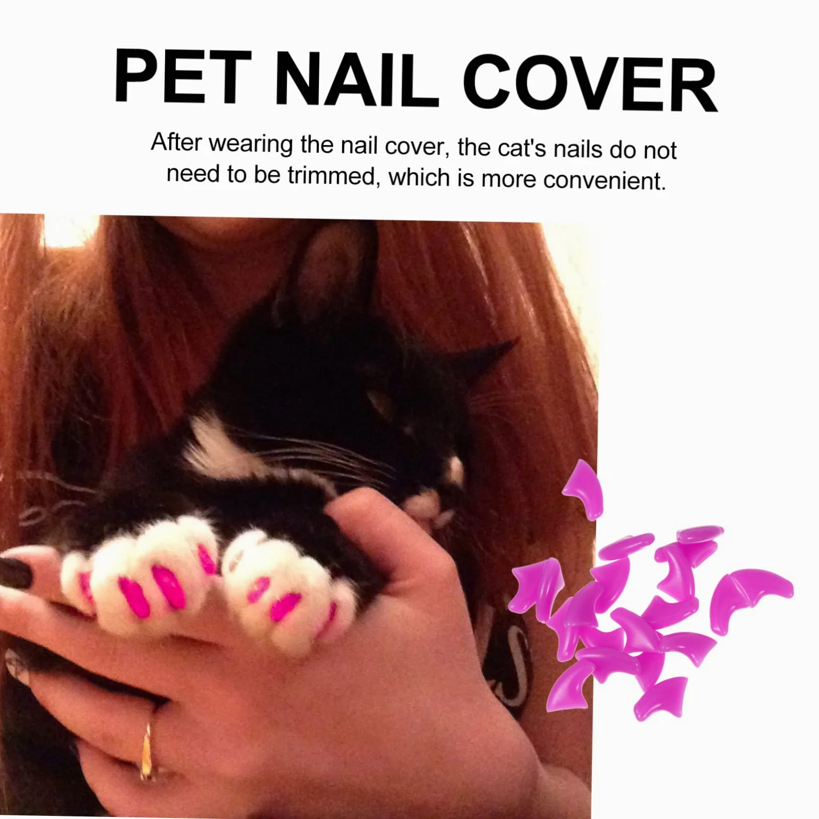 Housoutil 320 Pièces Ensemble D'Ongles pour Animaux De Compagnie Capuchon pour Ongles De Chat Capuchons pour Ongles Chat Couvre-Griffes Pattes pour Chats Pattes pour Chatons Chat Embouts