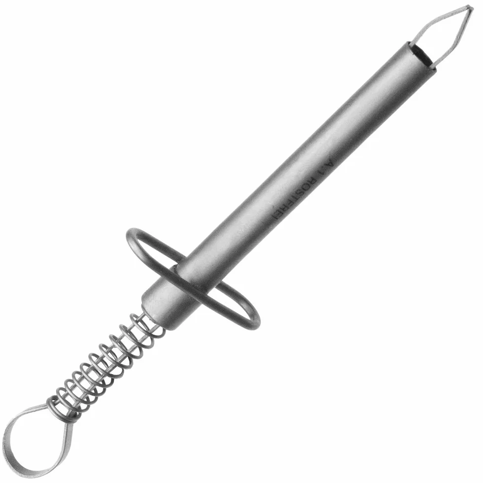 Pince à épiler tique Inox 4 mm 8,5 cm May