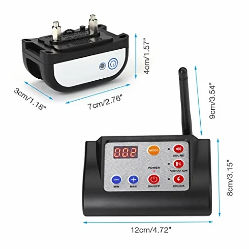 Cutecool Clôture électrique sans Fil pour Chien, Système de Confinement Rechargeable étanche IP65