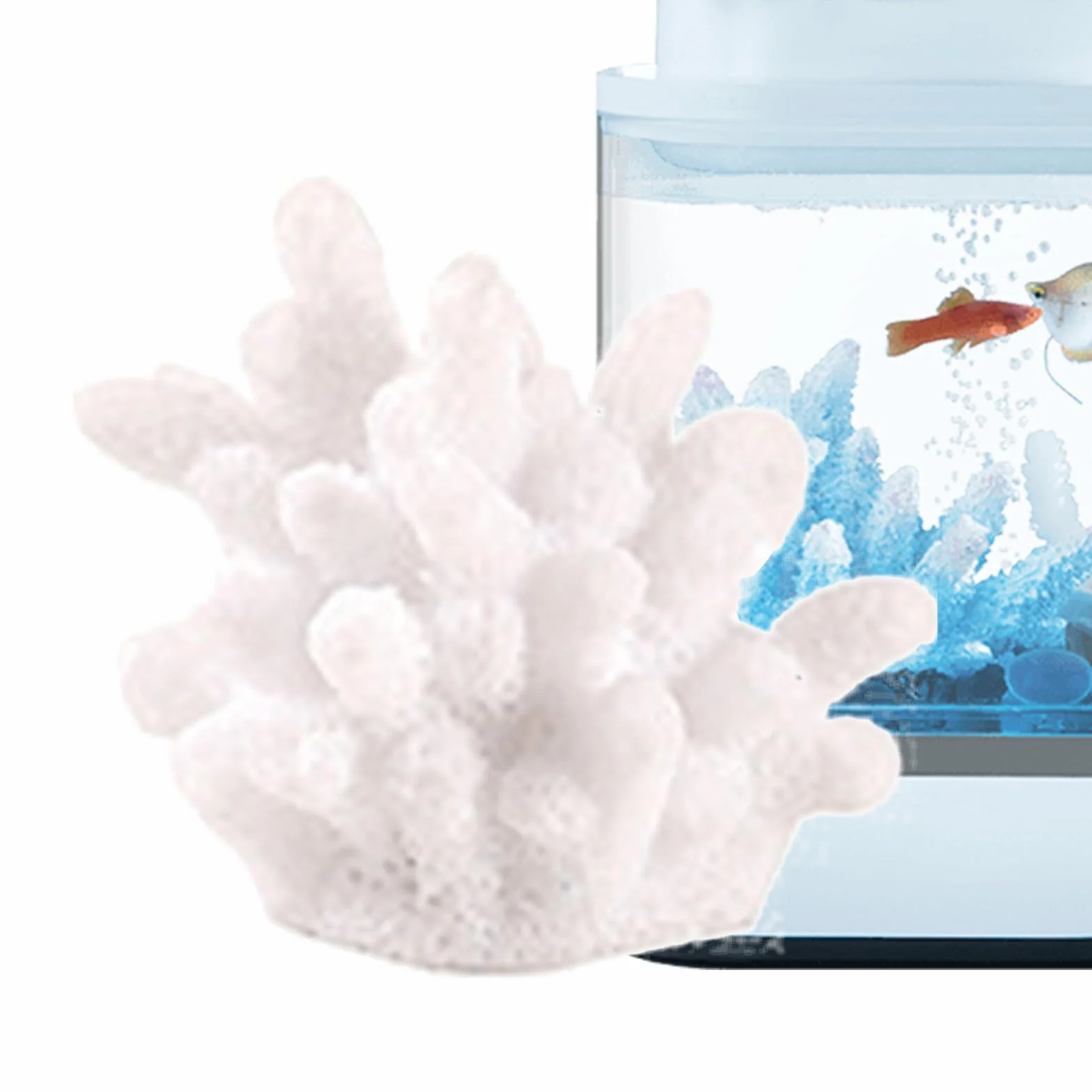 Ornements artificiels de décoration de corail pour aquarium - Petit décor de poissons de corail