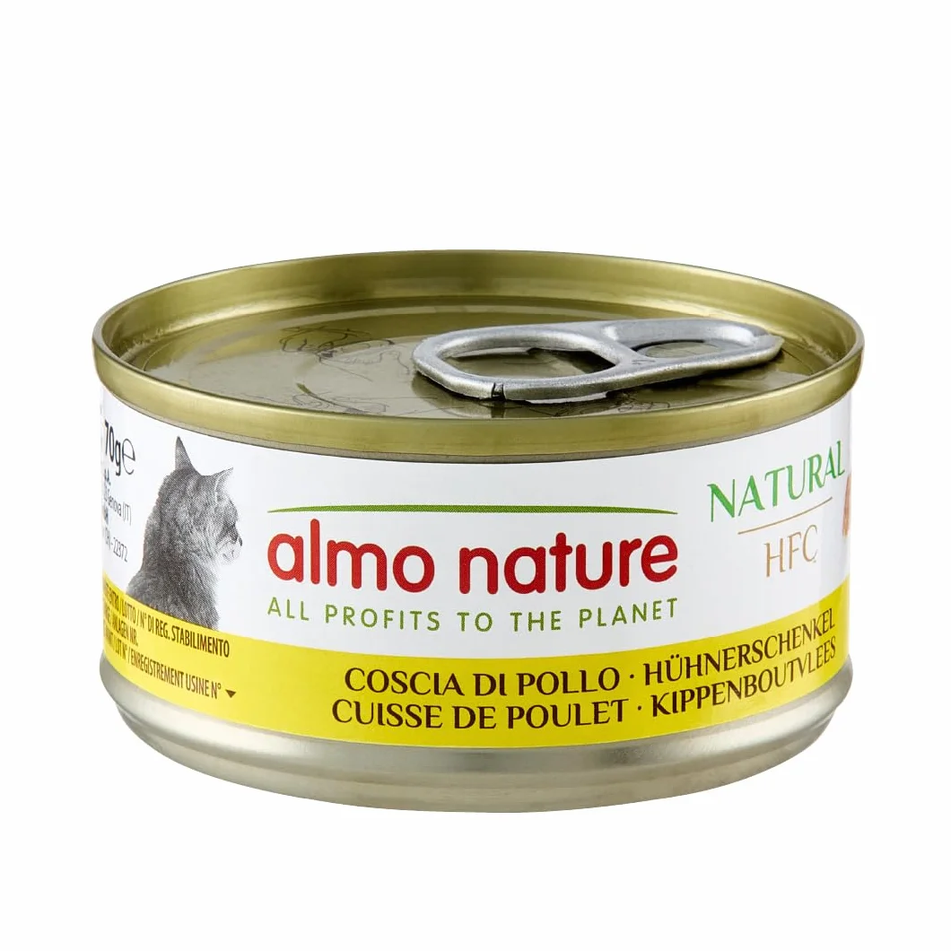 almo nature HFC Natural Aliments Humides pour Chats Poulet 70g Lot de 6