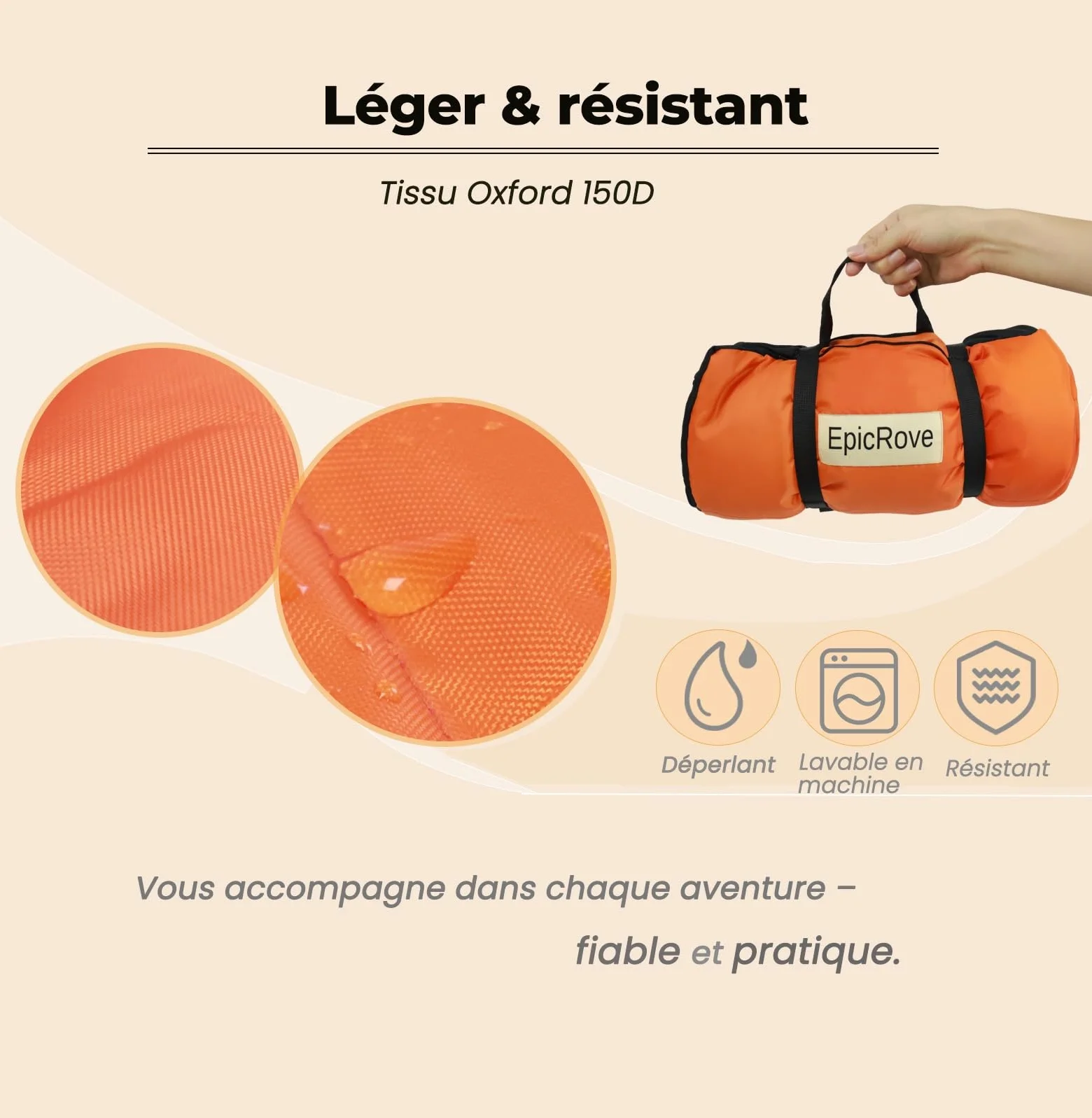 RovePad Base Tapis pour Chien imperméable 110 × 68 cm antidérapant Lavable en Machine résistant aux Griffes