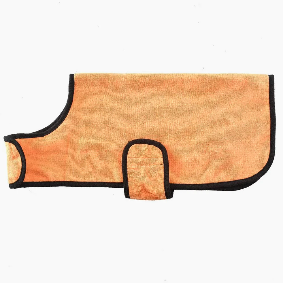 Serviette de Bain Absorbant à de Microfibre, Peignoir pour Chien Serviettes de Bain Manteau de Séchage pour Chien