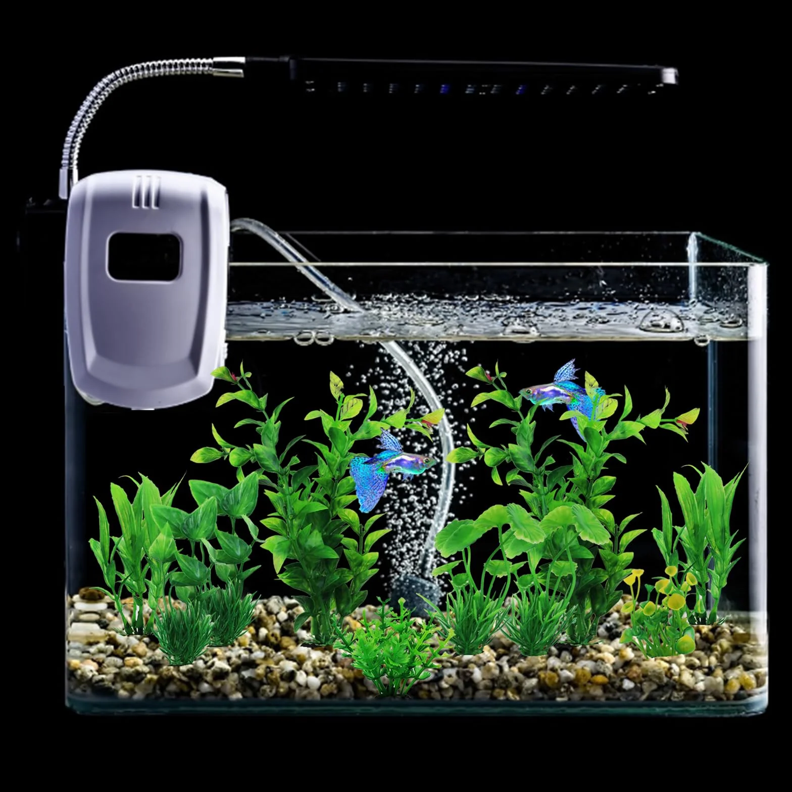 Aquarium Decor 10pcs Fish Tank Plants Green Accessories