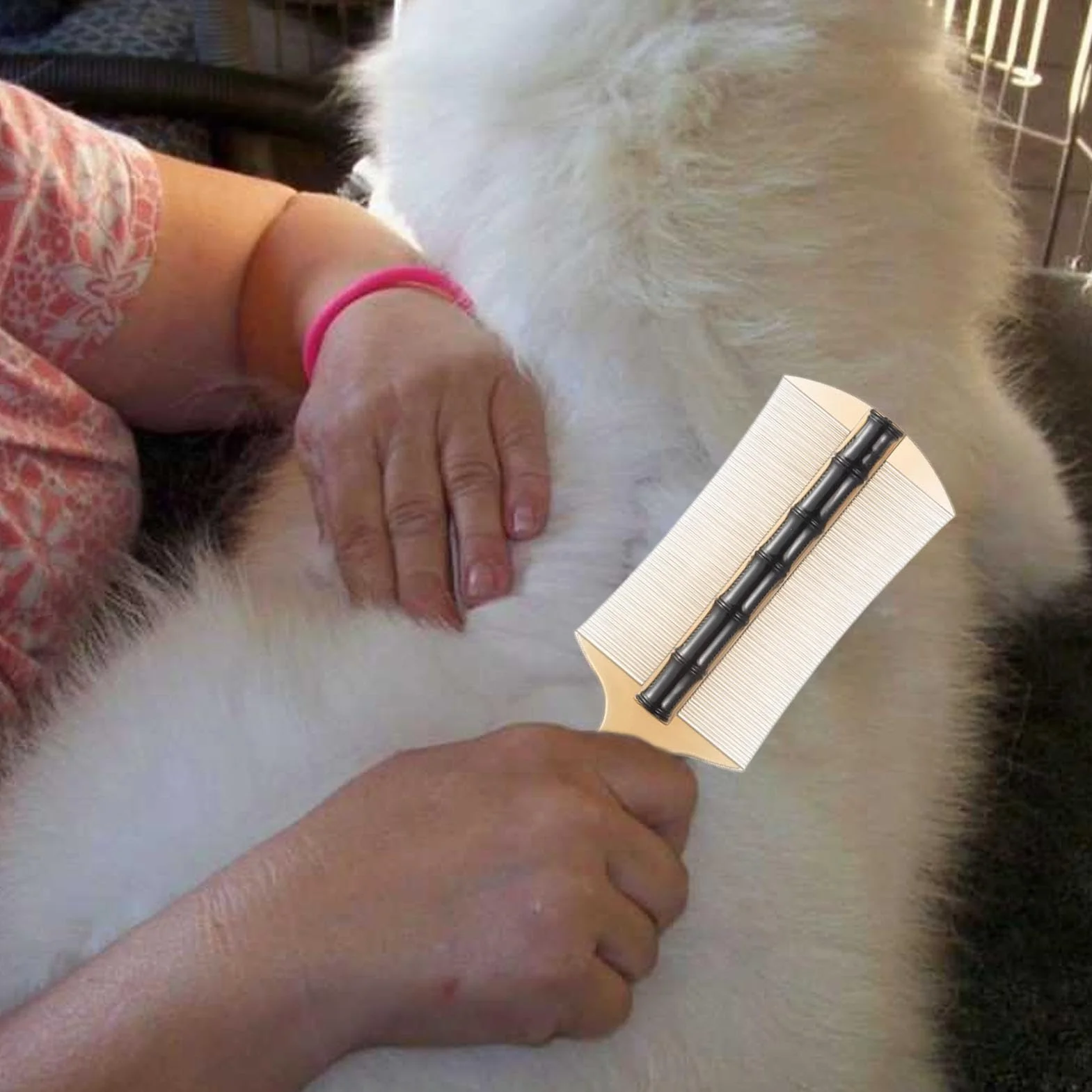 Peigne anti-puces pour chien et chaton polyvalent de toilettage