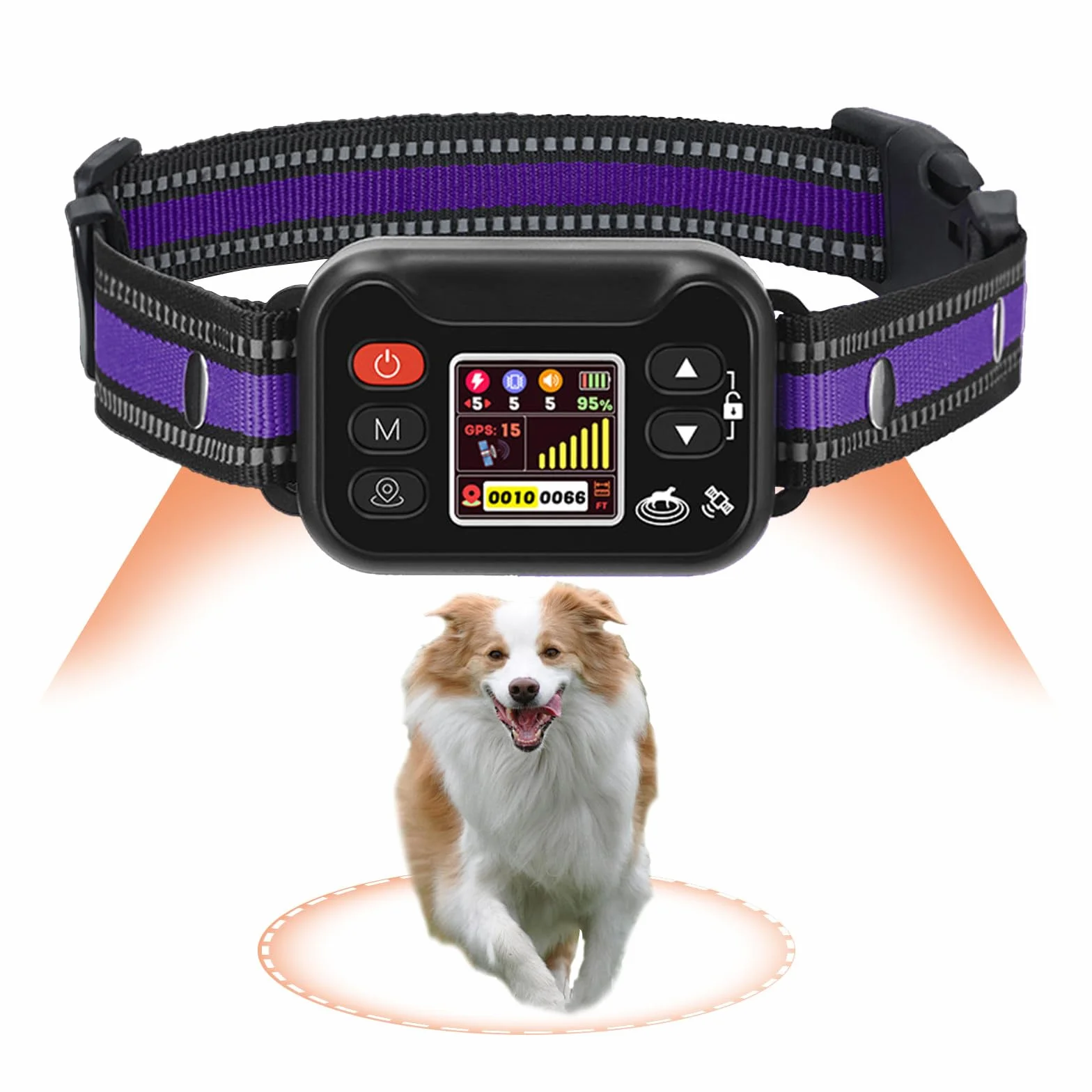 Billg Cloture Electrique pour Chien, 3 Modes Anti-Fugue, Collier Dressage Etanche, Portee 20-2000 M