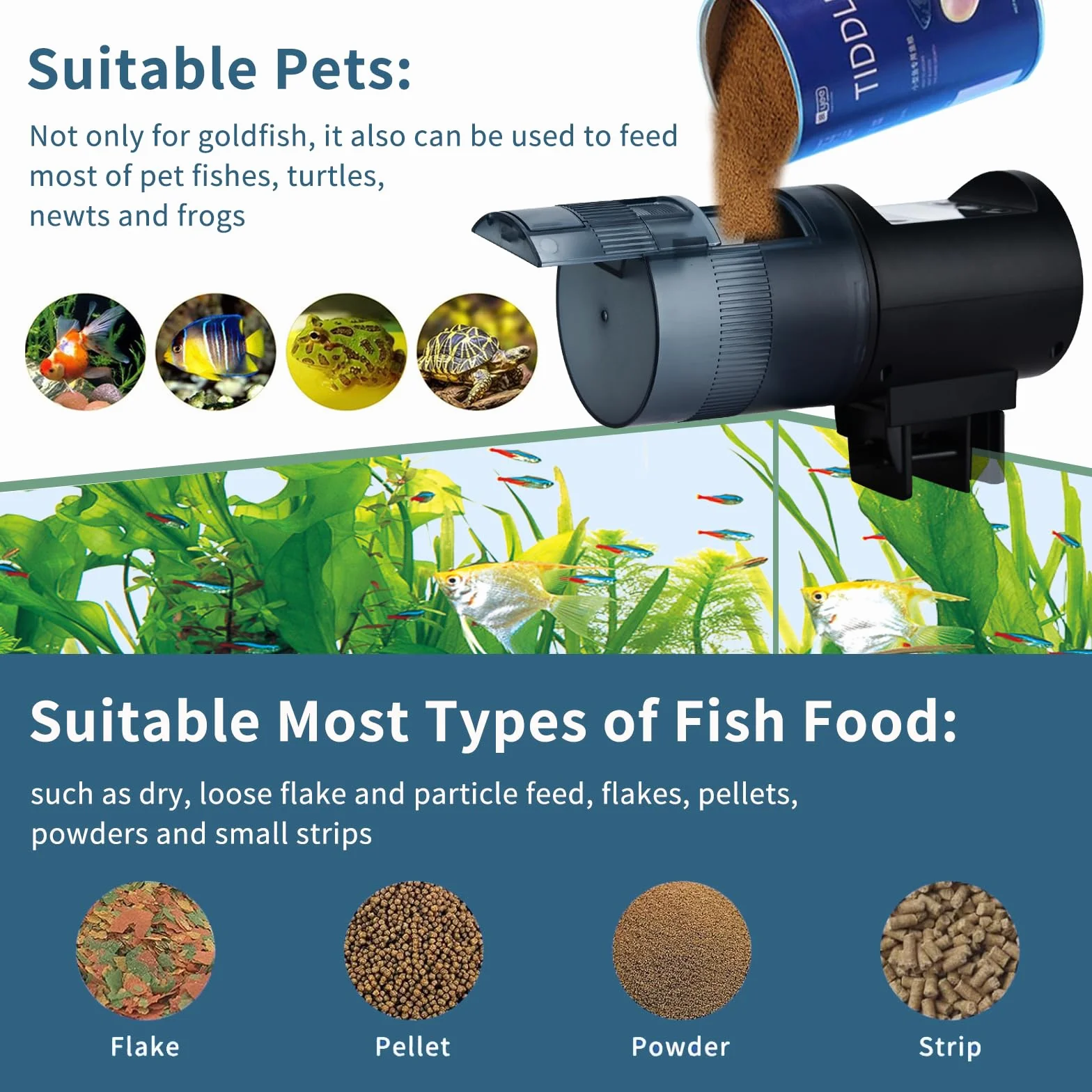 Mangeoire automatique pour poissons Podazz