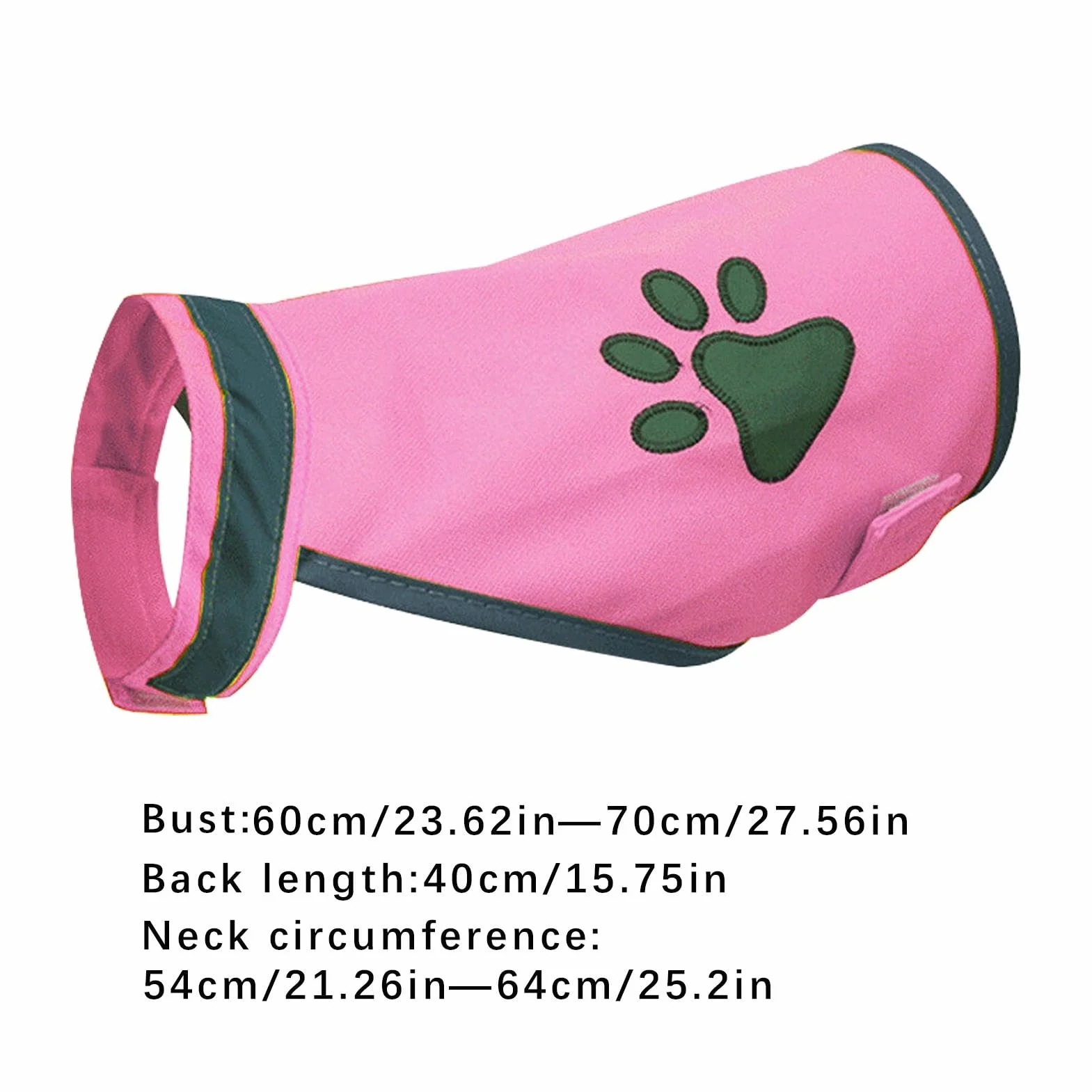 Gilet haute visibilité réglable pour chien, harnais réfléchissant de sécurité nocturne