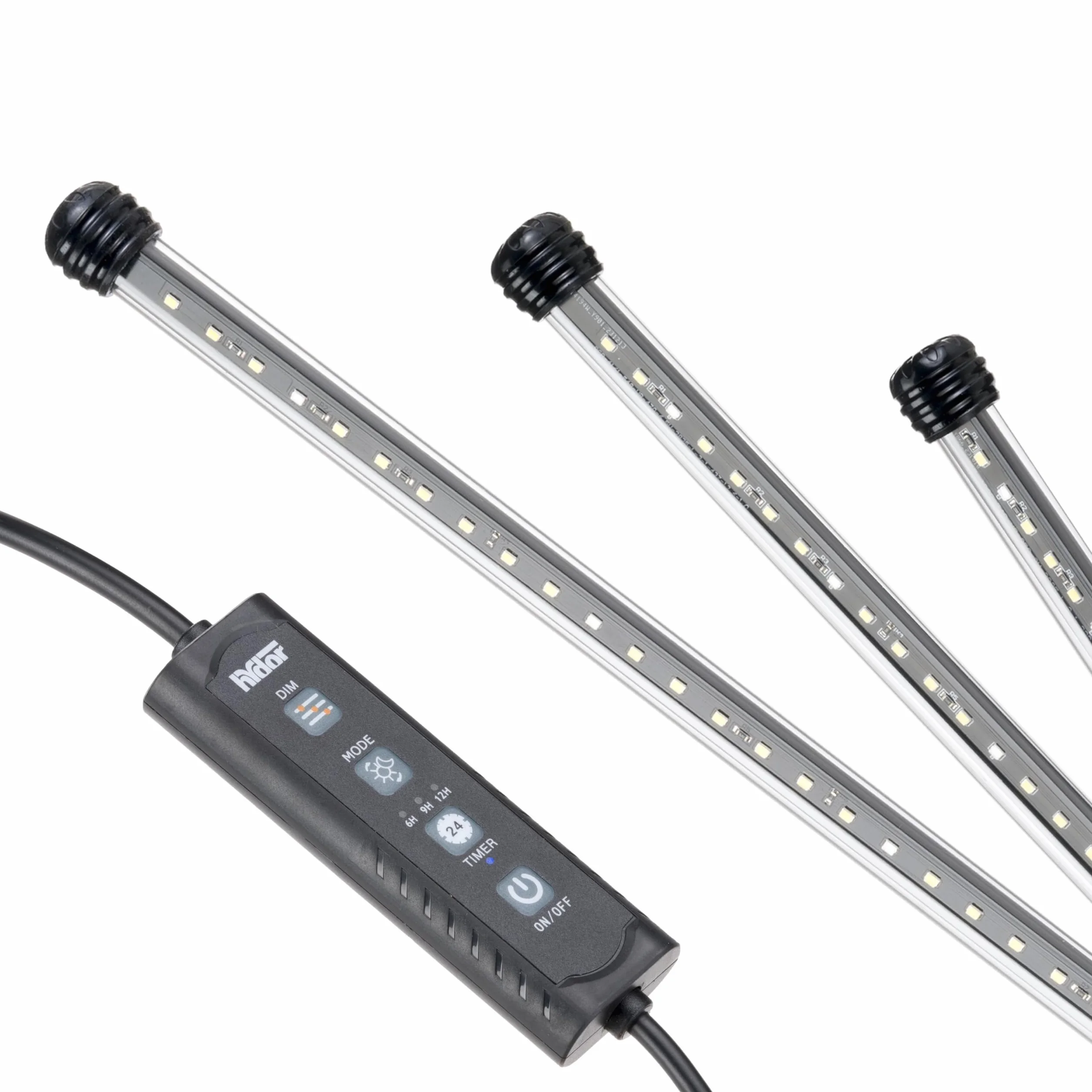Hydor Aquarium 60L Complet pour Poissons Tropicaux ou d'Eau Douce avec Lampe LED, Filtre 3 Étapes, Chauffage, 60 x 31,5 x 39,5 cm Noir