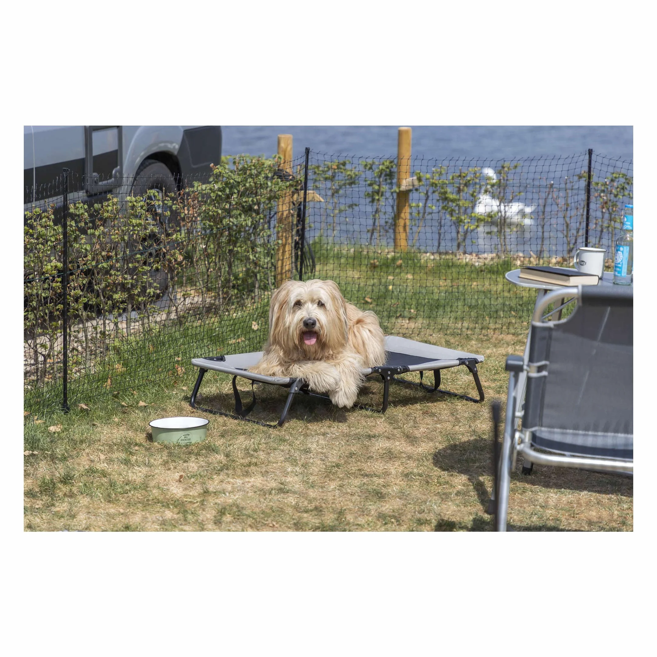 Trixie Clôture Mobile pour Chiens 15m Noir