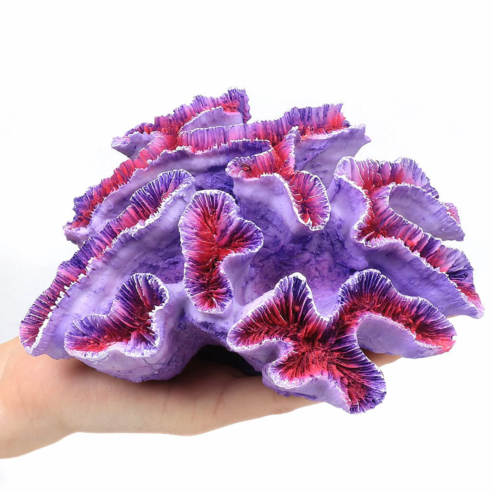 Besimple Ornements coralliens pour Aquarium Violet