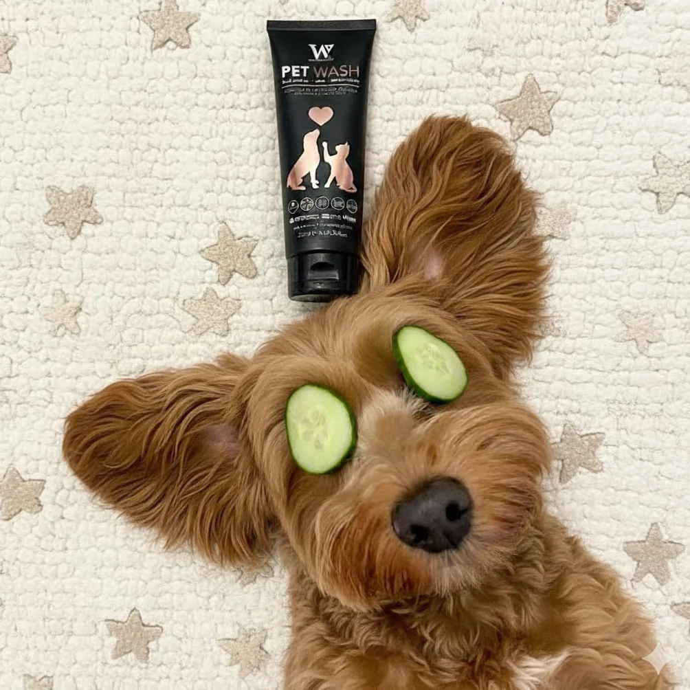 Watermans Shampoing Chien 250ml Peau Sensible Anti Irritation Hypoallergénique sans Parabènes sans Sulfates Végan