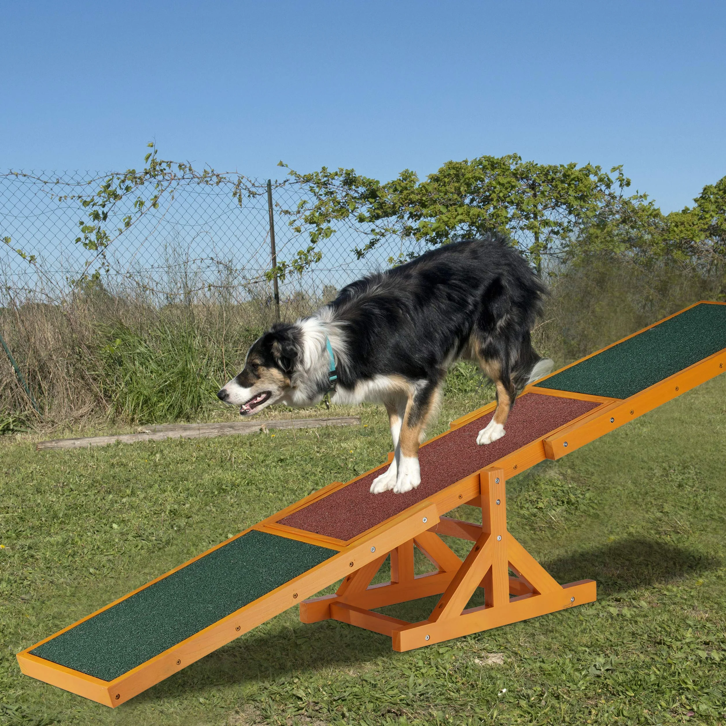 Relaxdays Dog Agility Baskets pour chien Multicolore 54 x 180 x 30 cm