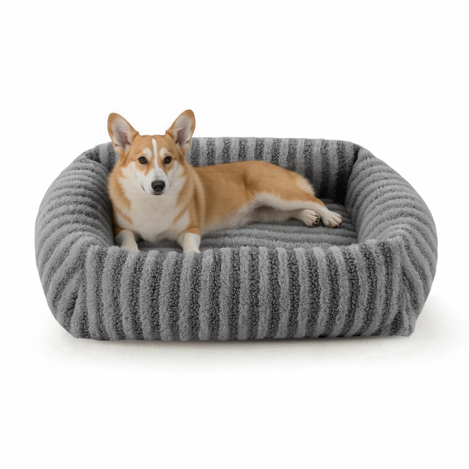 Panier pour Chien Lavable Déhoussable Imperméable 51 x 48 x 15 cm
