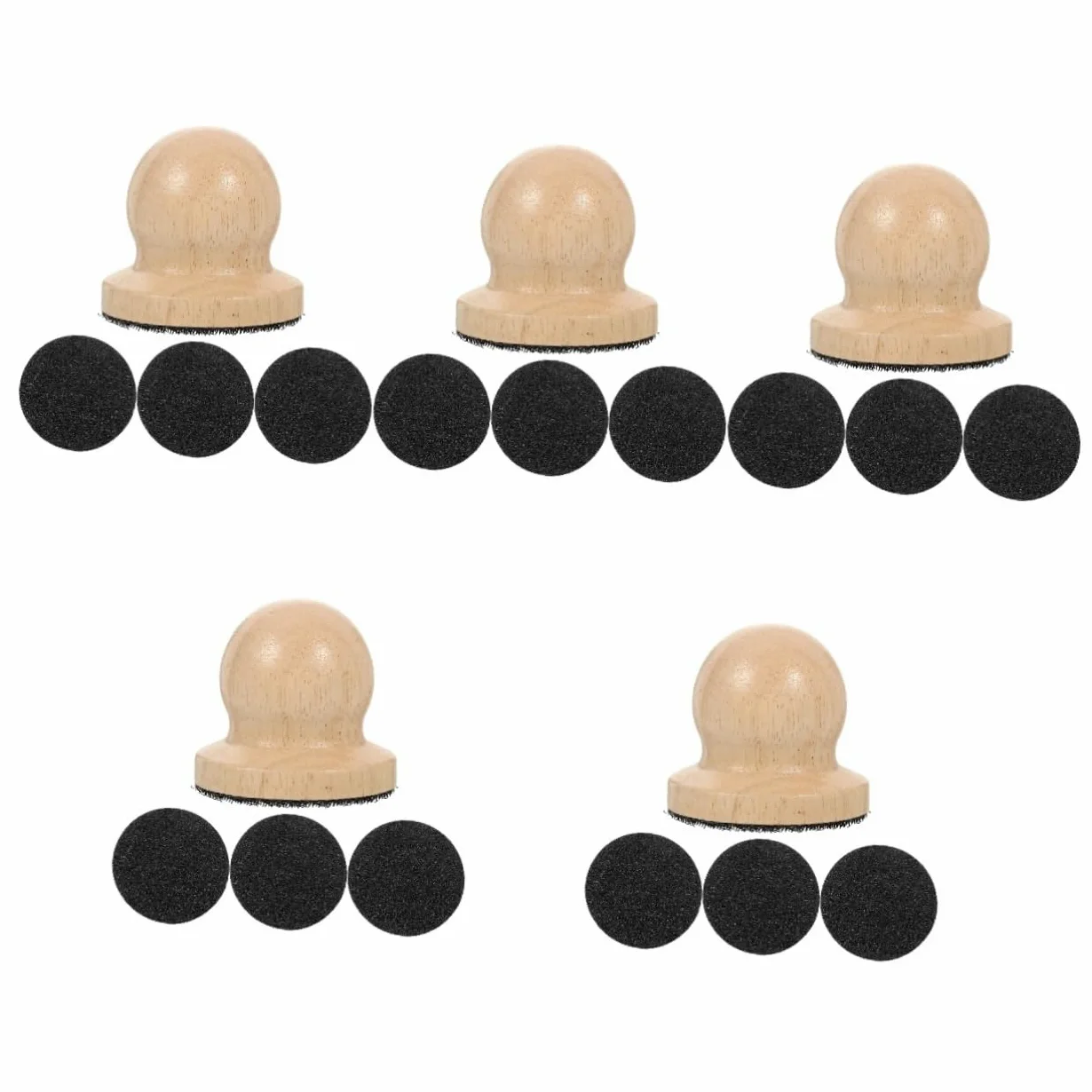 YARNOW Lot De 5 Limes À Ergonomiques pour Chien avec Manche en Bois pour Les Pattes Et Les des Animaux De Compagnie