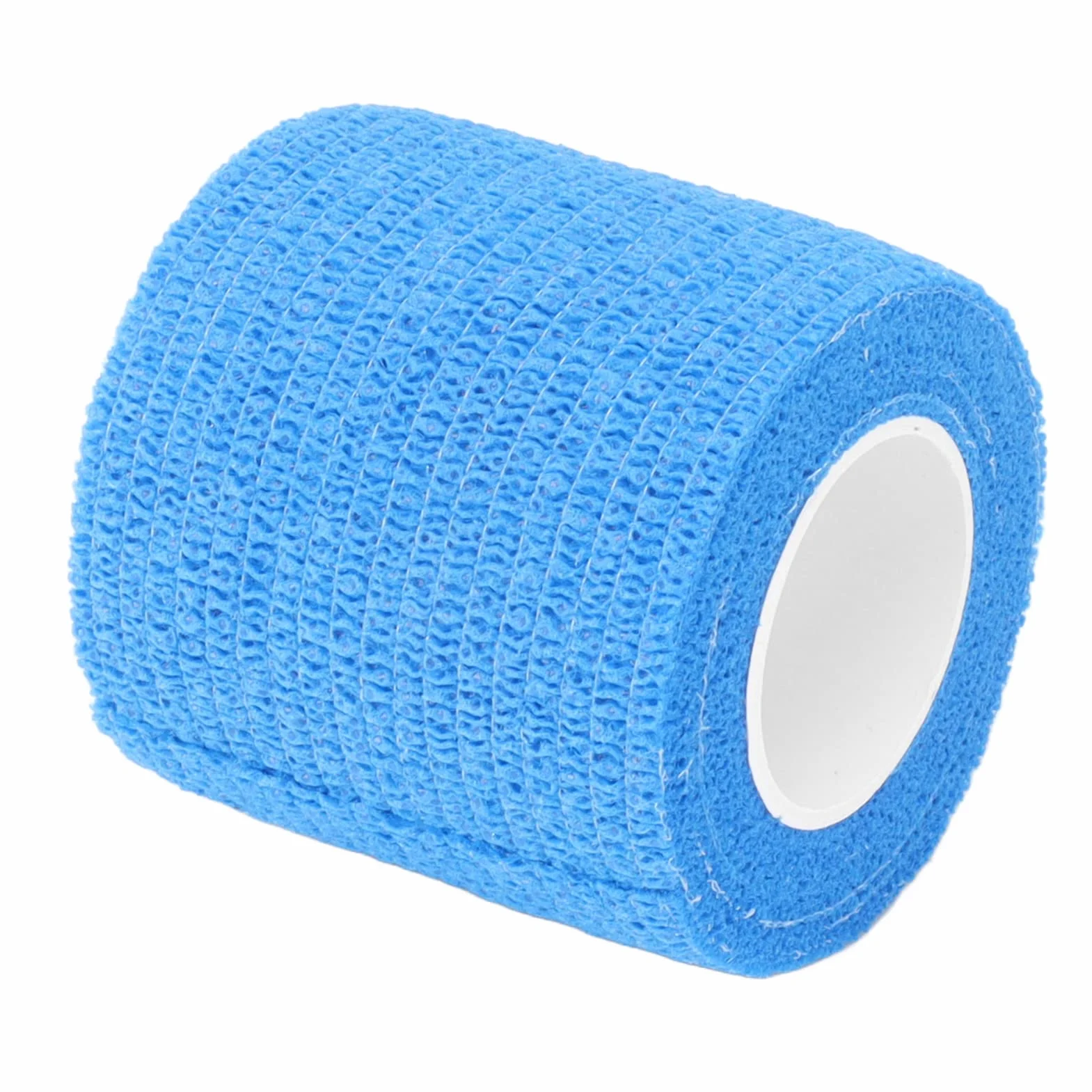 Lot de 12 Bandes élastiques Auto-adhésives imperméables pour réparation de Sabots pour Vaches, Chevaux, Chiens, Chats, Polyester Non tissé, Longueur 4,5 m, Lot de 12 (Bleue)