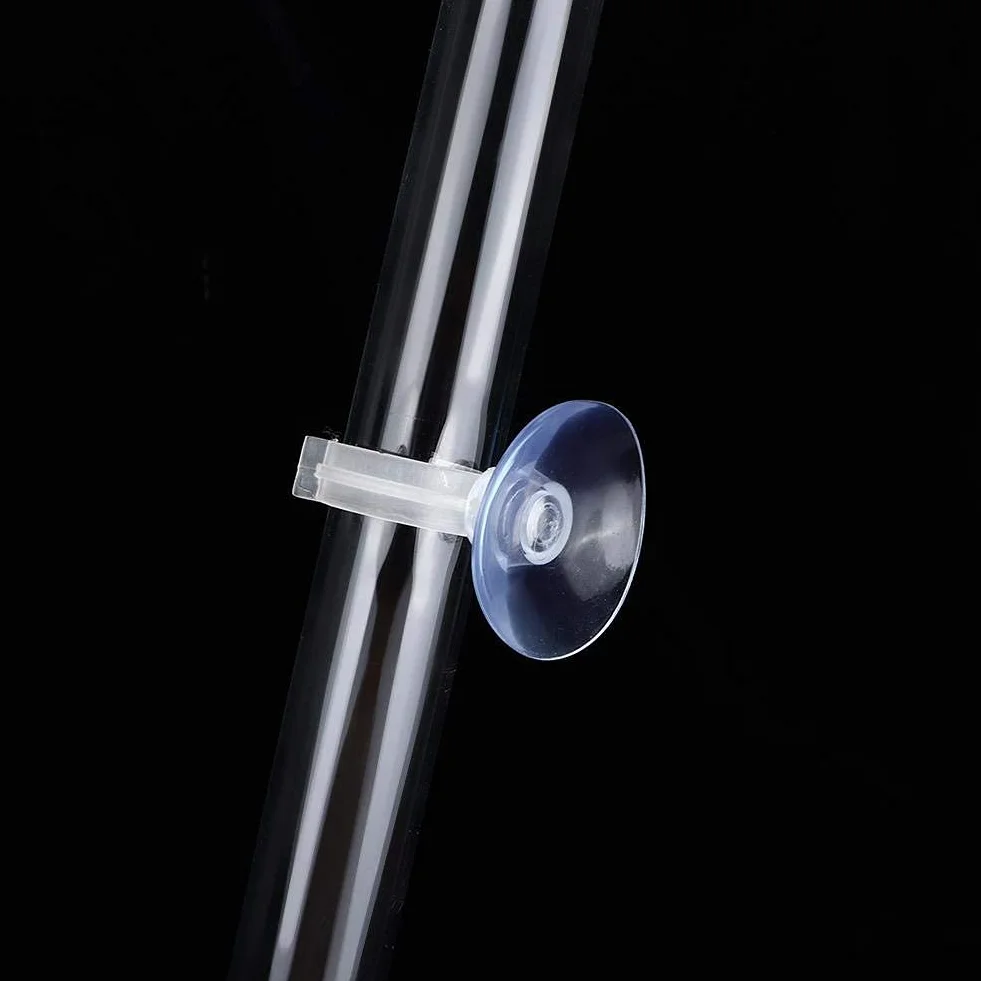 Tube d'alimentation Crevette Acrylique Transparent pour Aquarium 20cm