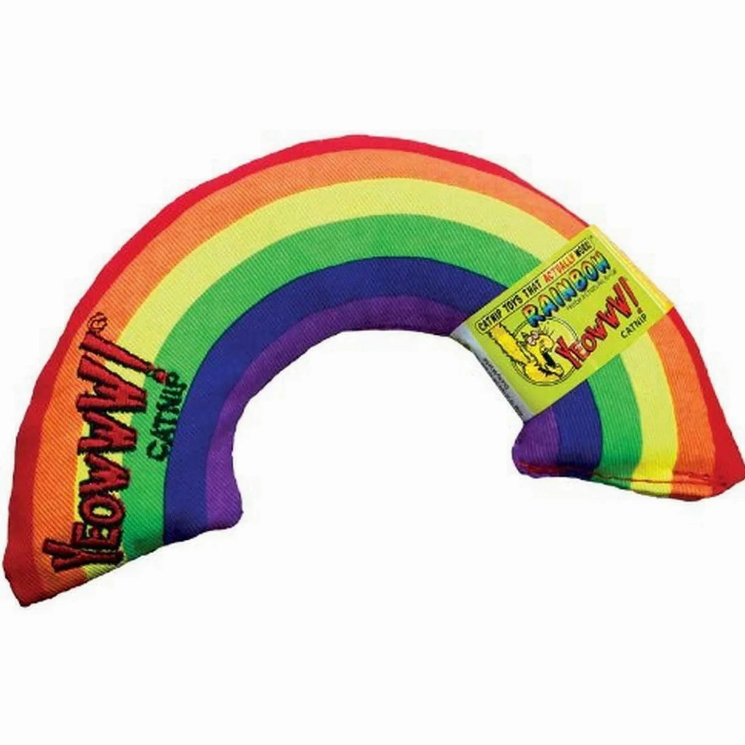 YEOWWW Duckyworld 100% bio Feuille d'herbe à chat jouet pour chat et fleurs Rainbow Lot de 4
