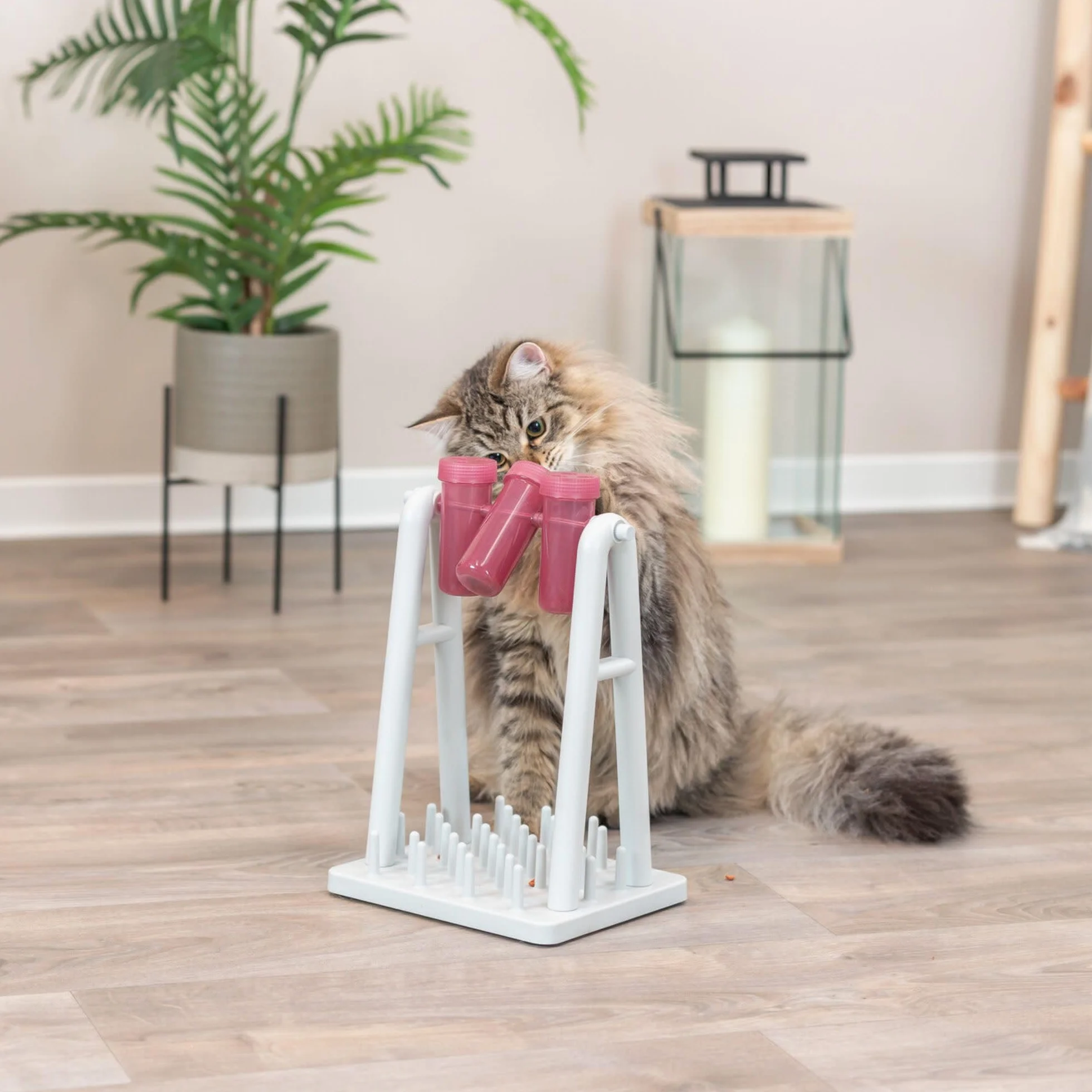 TRIXIE jouet interactif pour chat Cat Activity Turn Around 22x33 cm jeu intelligence stratégie