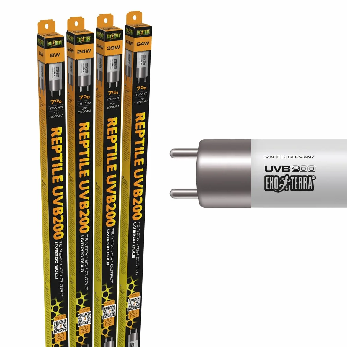 Exo Terra Tube fluorescent T5 VHO UVB 200 54 W 1,15 m