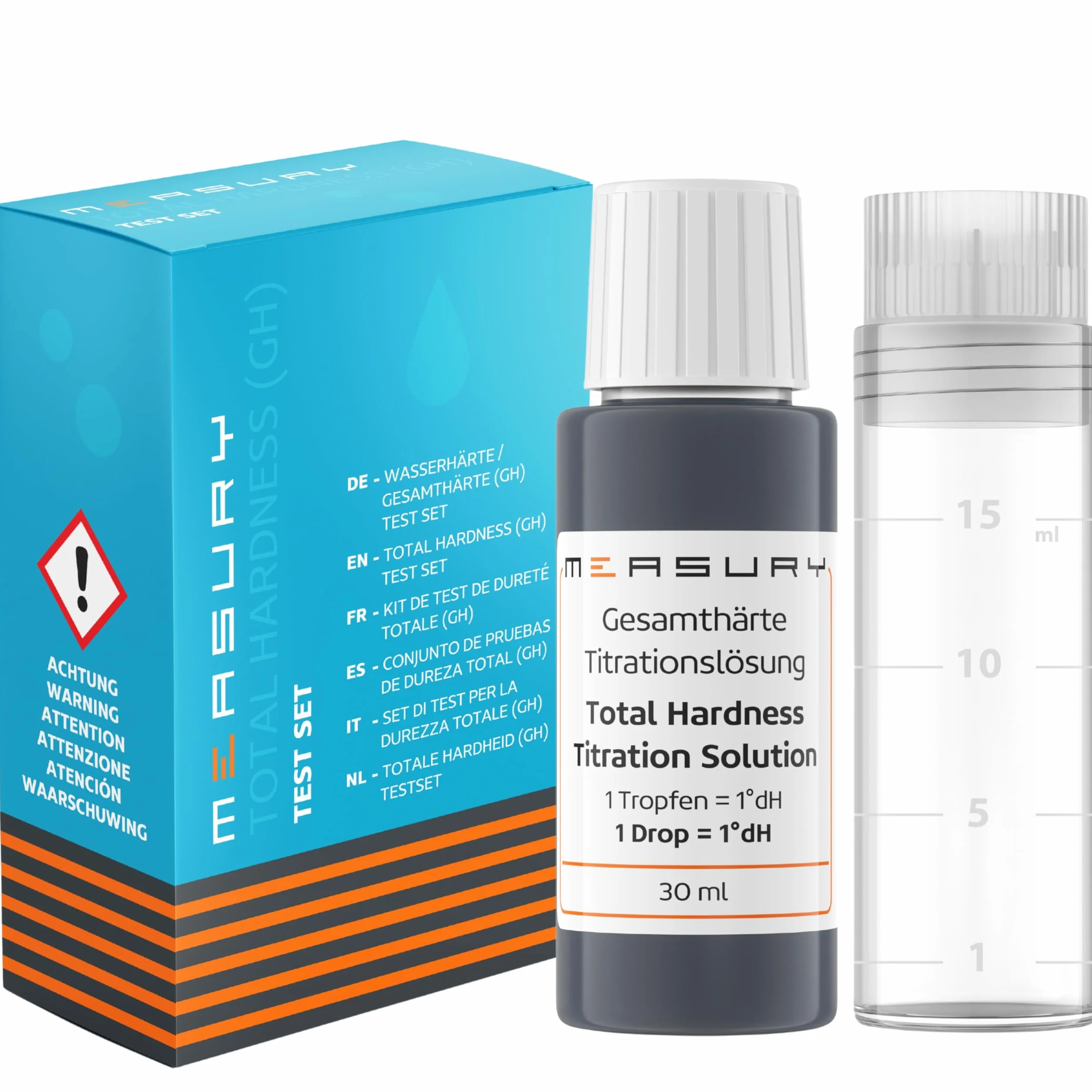Testeur dureté eau Measury 30 ML 550 tests