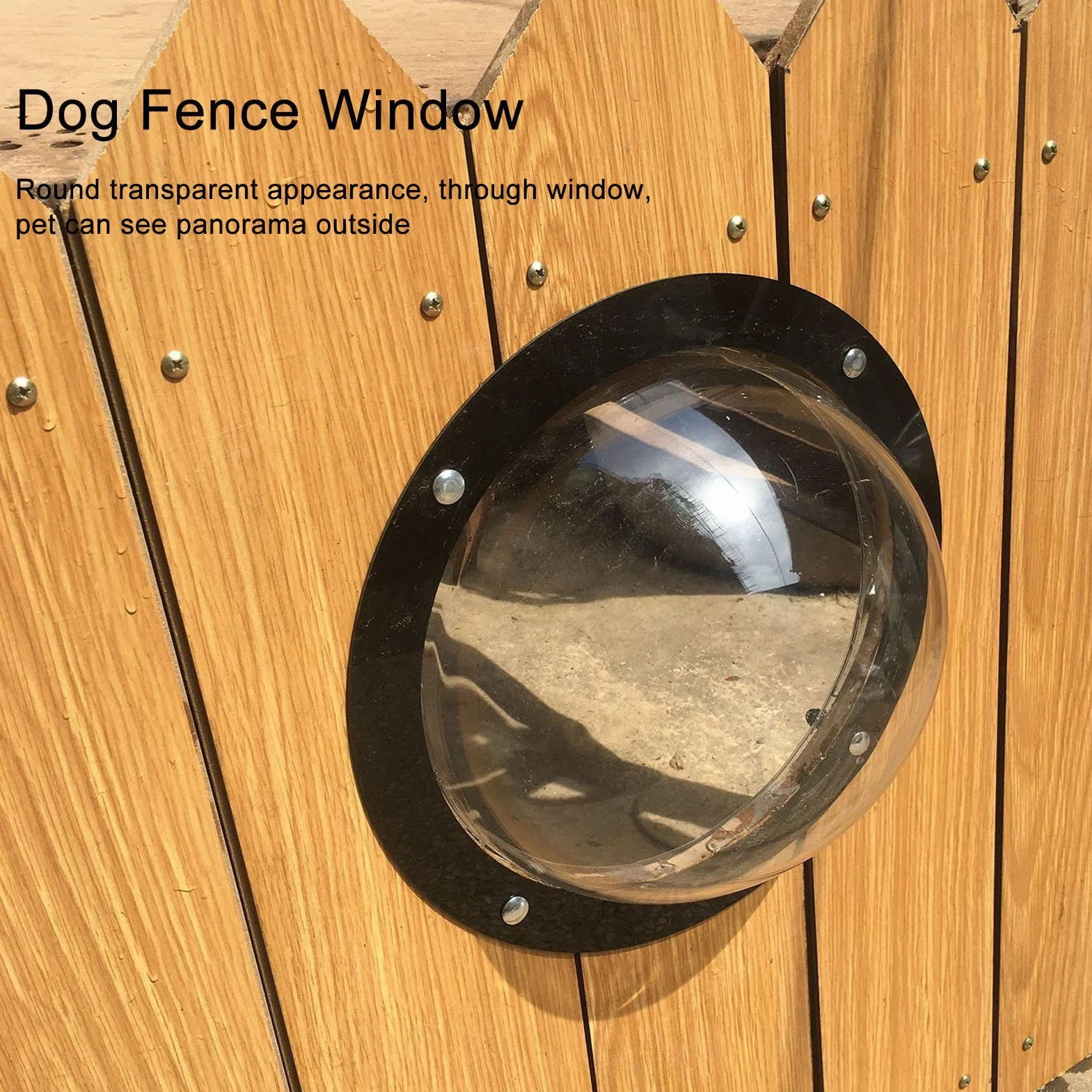 Dôme Fenêtre pour Chien en Acrylique Accessoire Maison