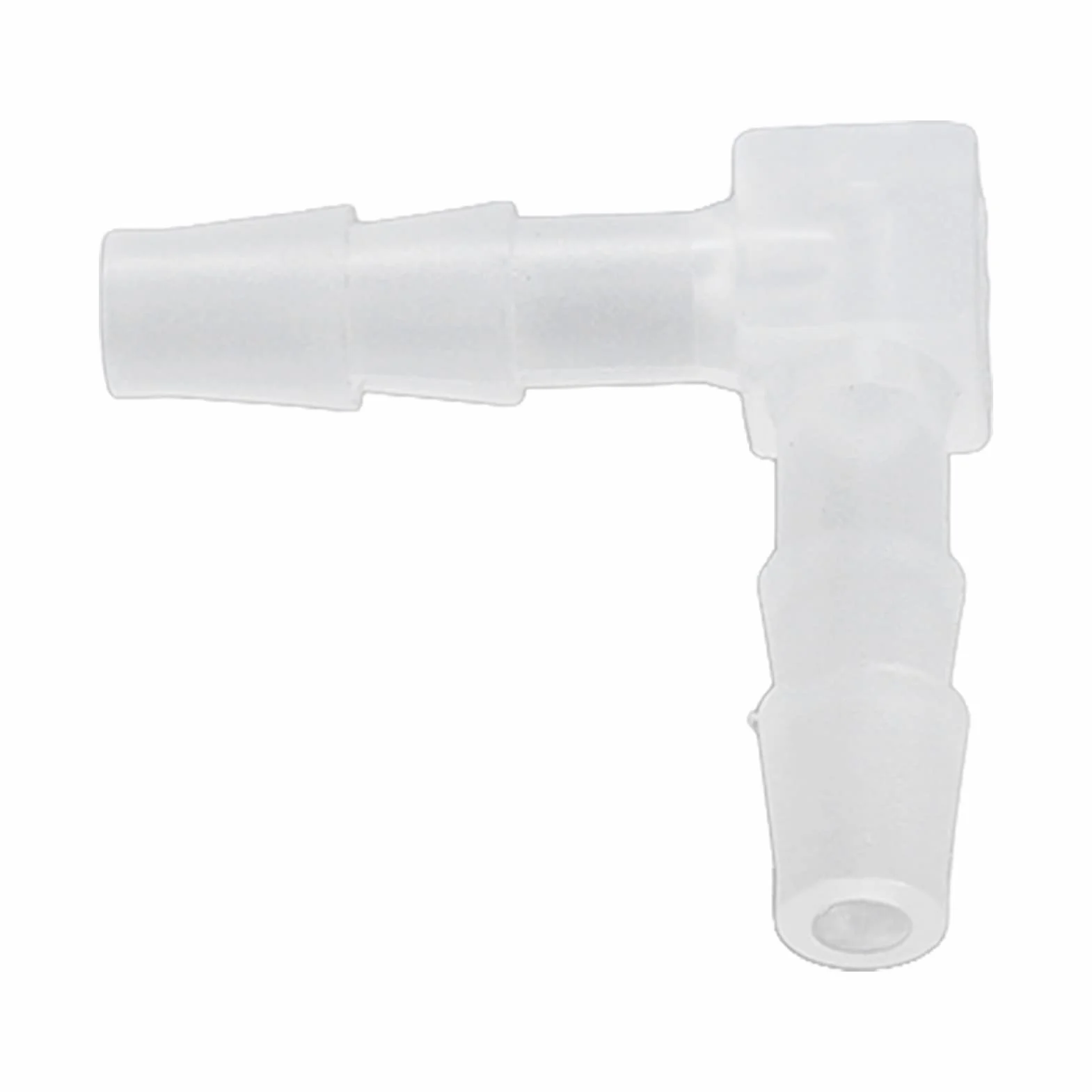 Raccord Tuyau Barb 90 Degrés Plastique 4mm pour Aquarium Air Eau Carburant