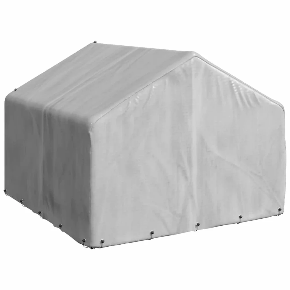 Chenil d'extérieur pour Chien Métal Acier galvanisé 2x2x1,5 m
