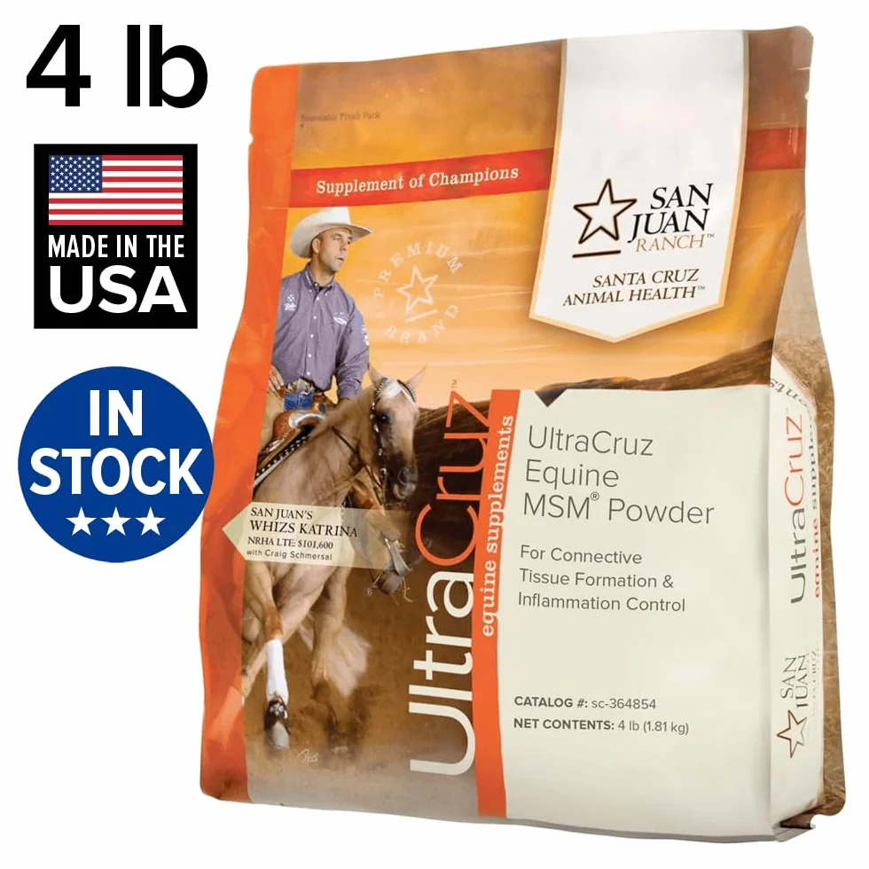 UltraCruz Equine MSM Powder, 4 LB