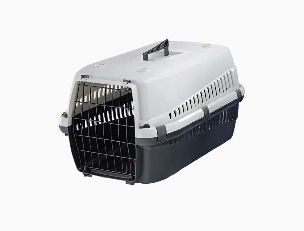 Nobby Boîte de Transport pour Chat Gris 54 x 38 x 33 cm
