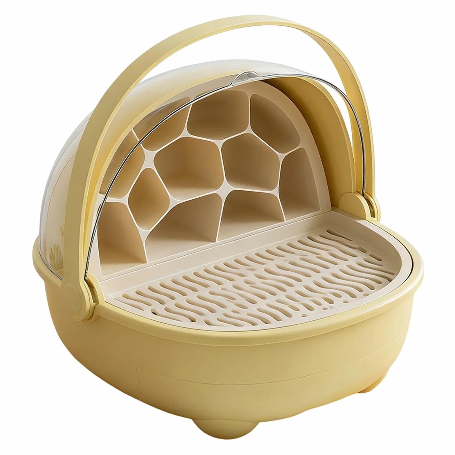 F Fityle Boîte d'élevage pour vers à soie, Cage d'incubation pour geckos, Jaune