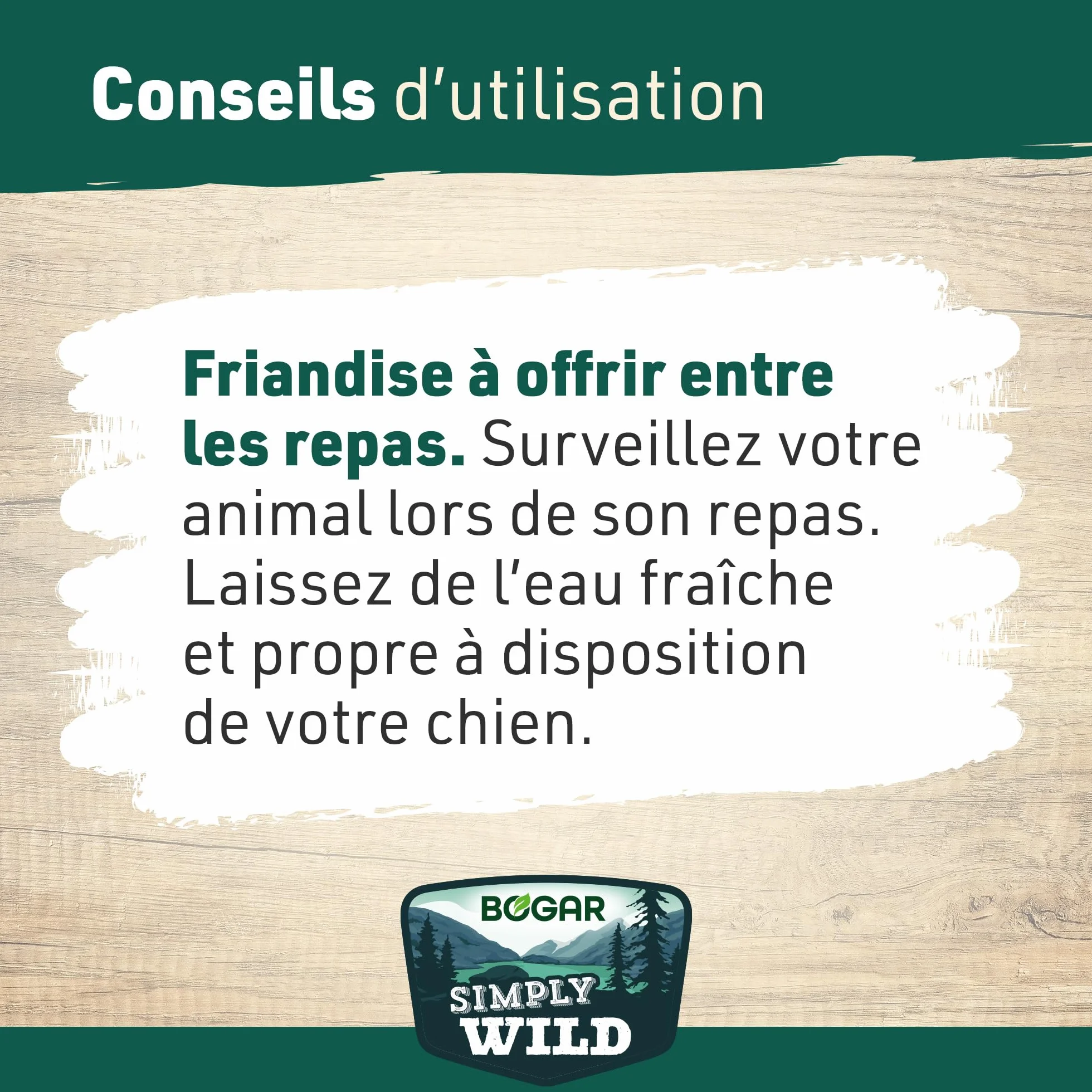 Bogar Friandises pour Chien Méga Os de Jambon 100% Porc Séché Aide à la Mastication